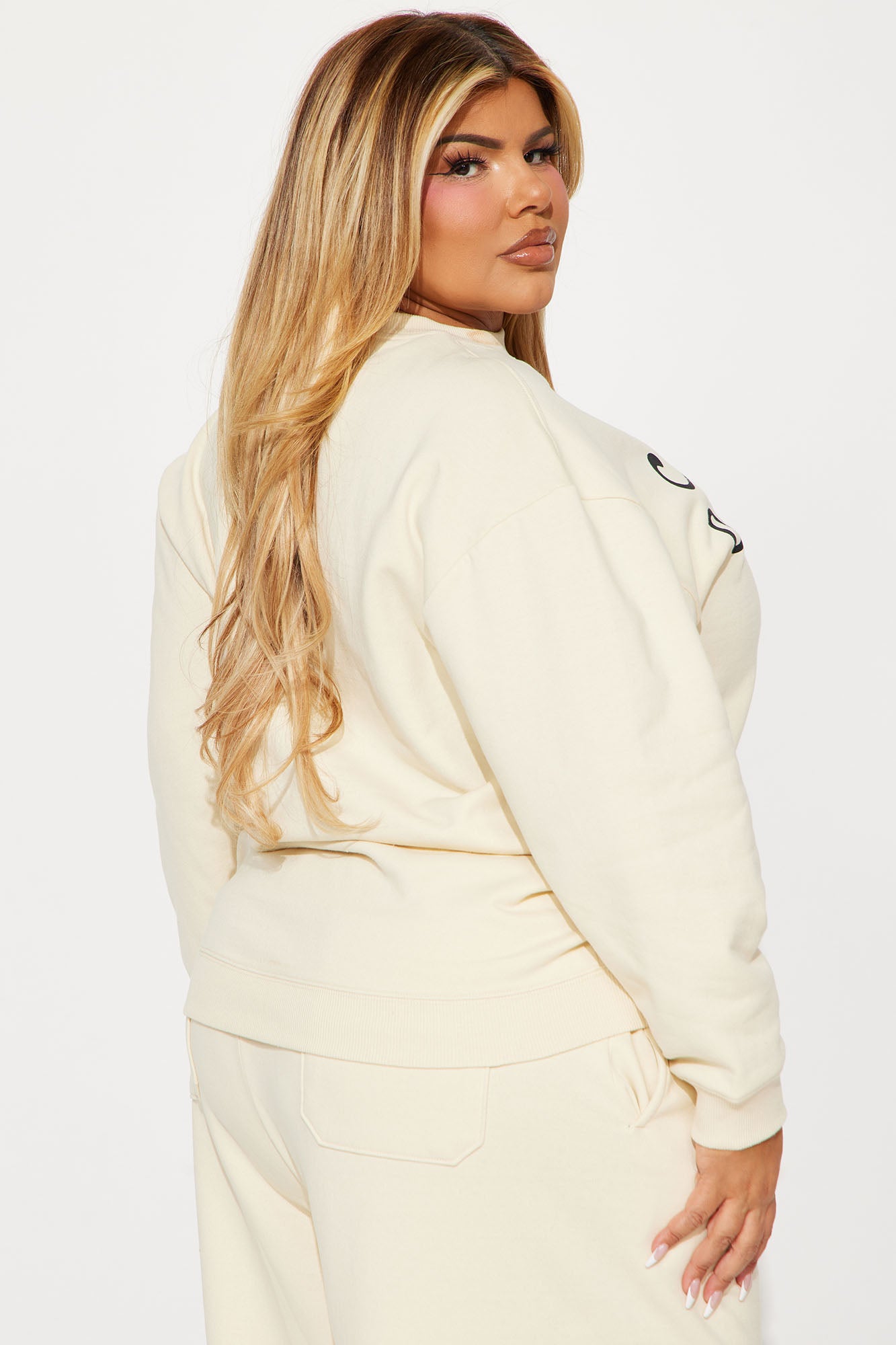 All Out Of Fcks Sweatshirt - Cream - Image 6