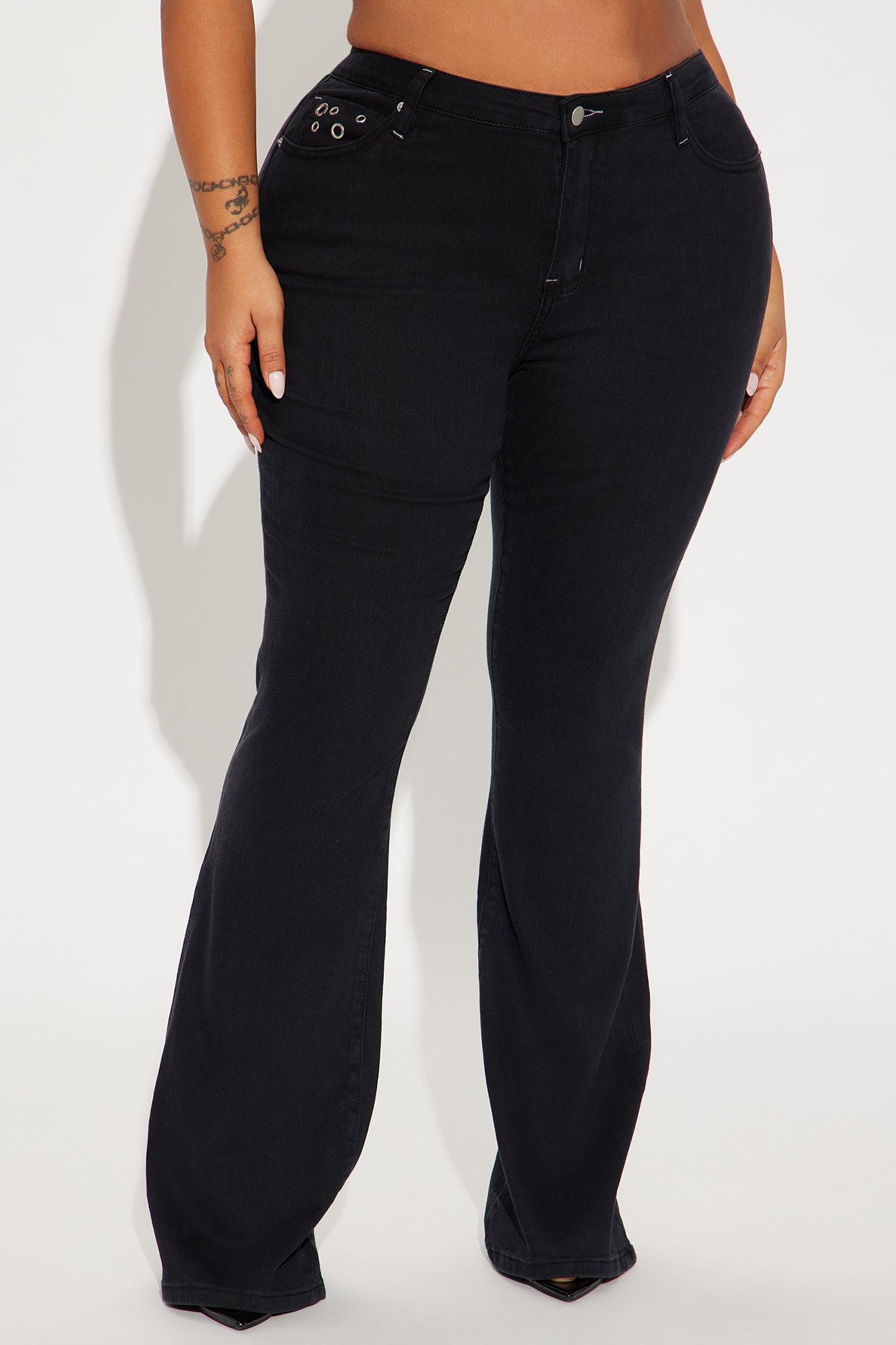 Tell Me Something Flare Pant - Black - Image 7