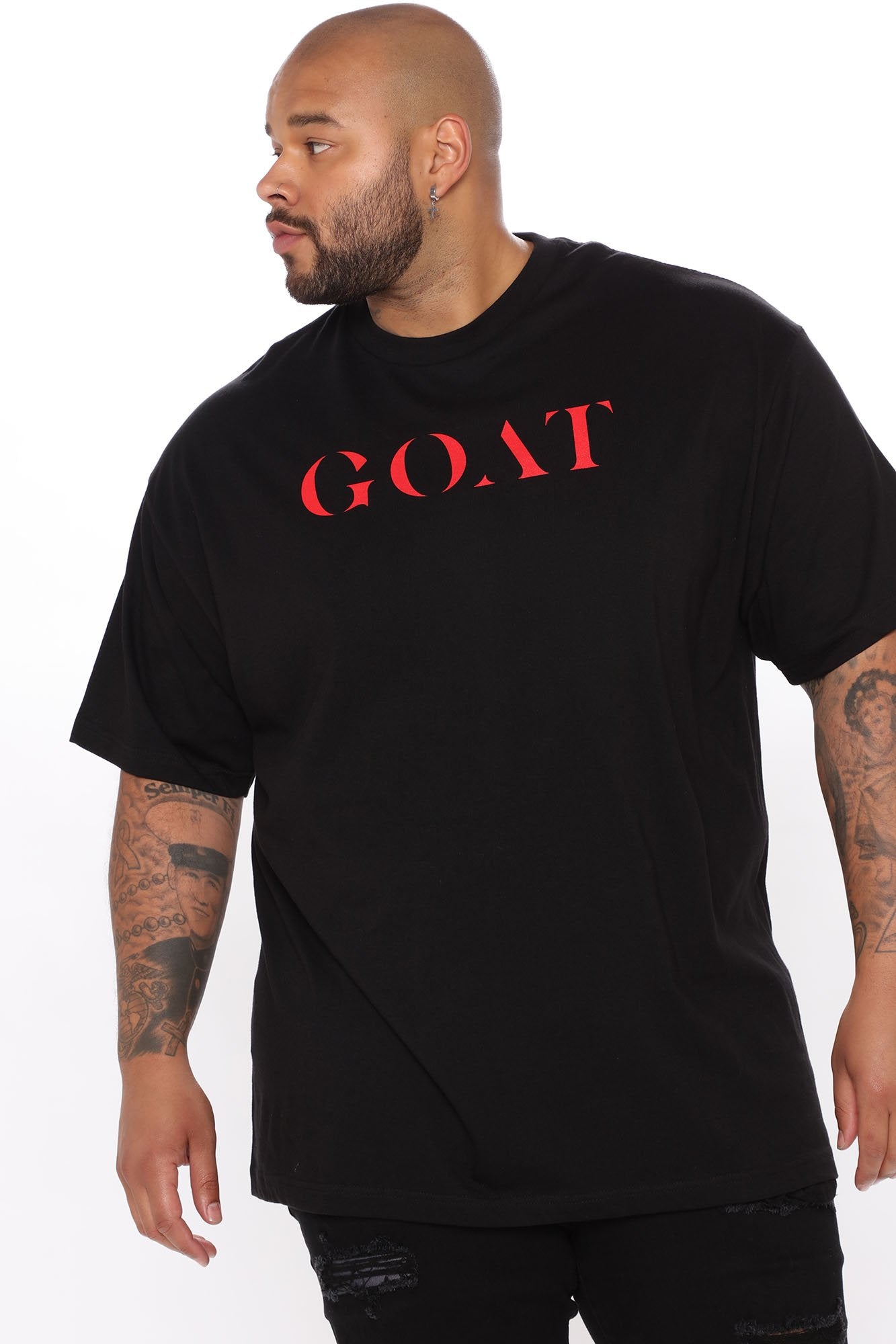 The GOAT Short Sleeve Tee - Black - Image 10