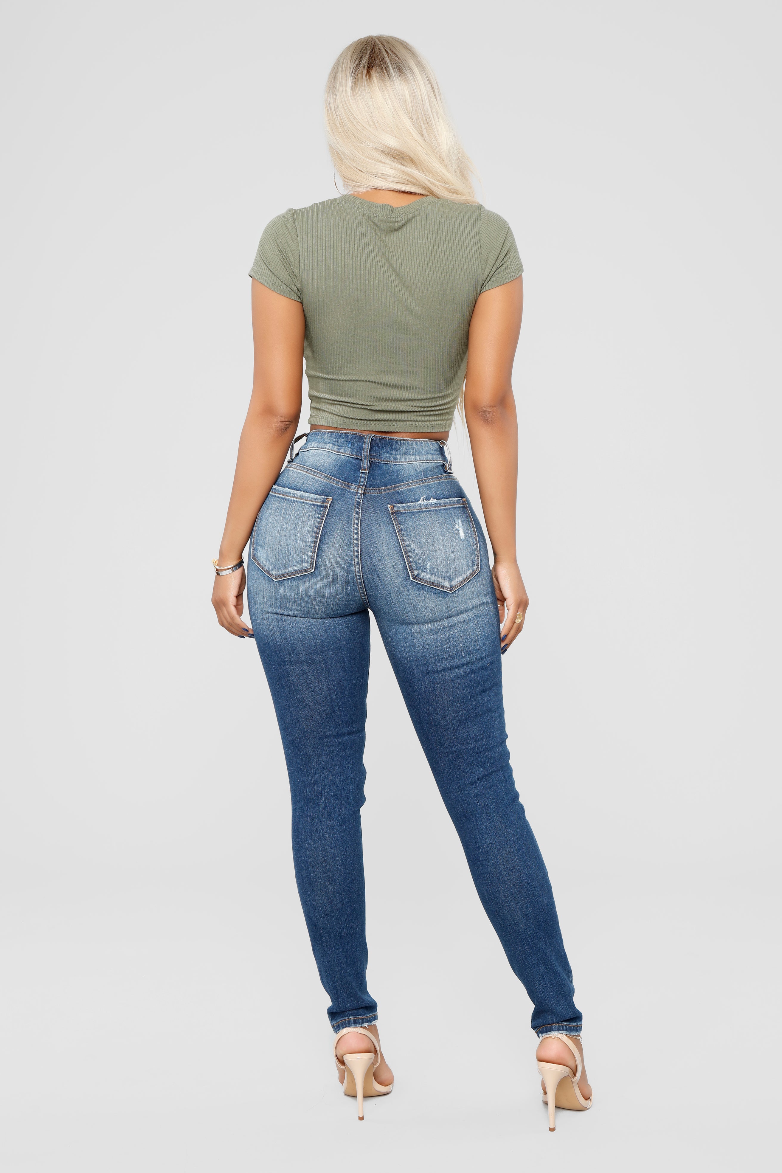 Don't Believe It Skinny Jeans - Dark Denim - Image 9