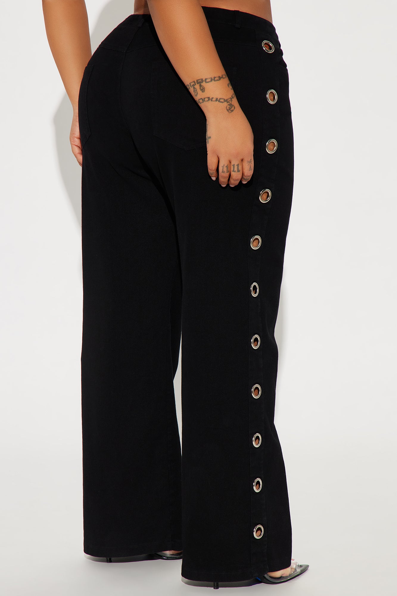 Time To Go Wide Leg Pant - Black - Image 10