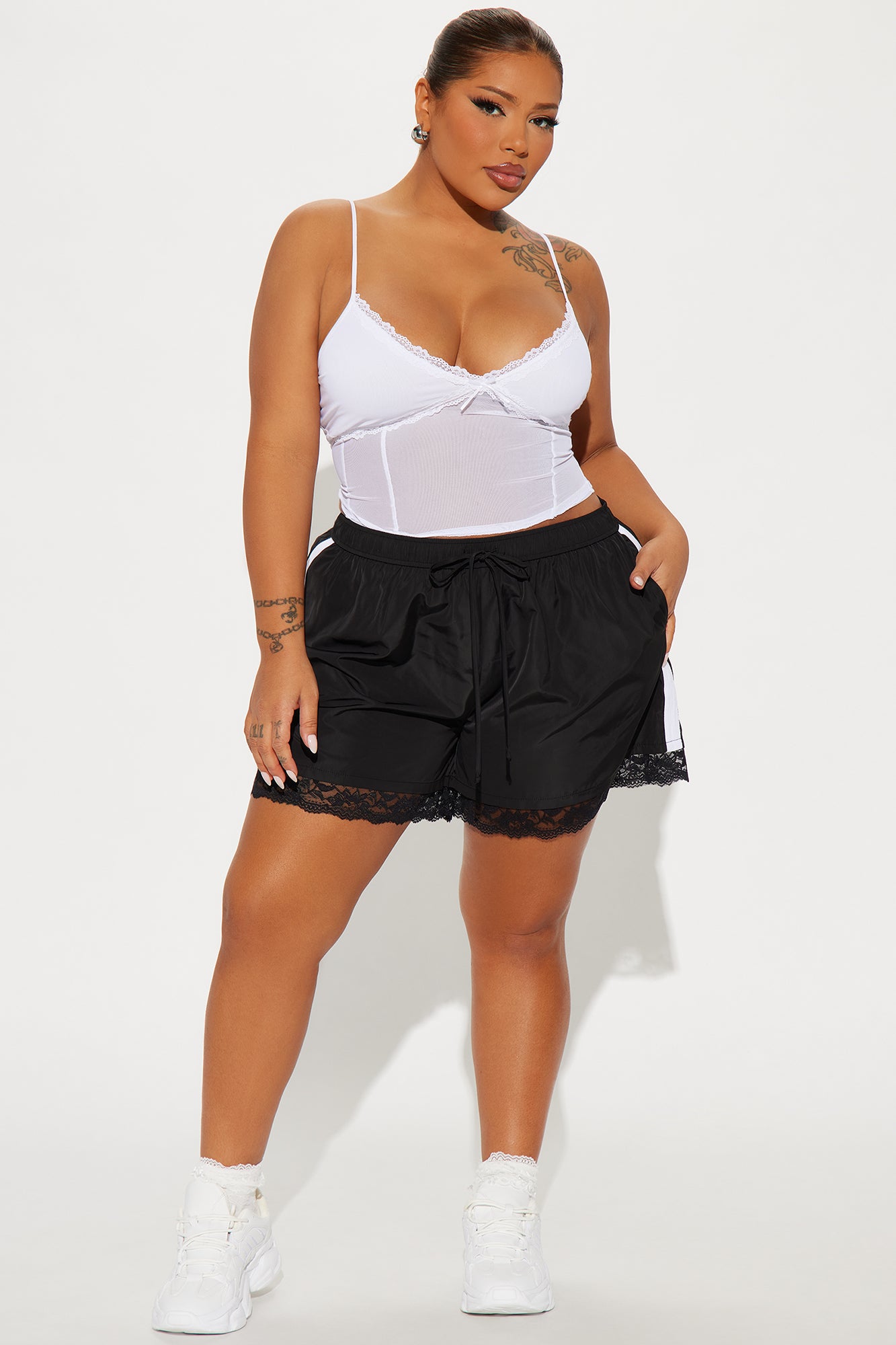 Bellissima Track Short - Black - Image 5