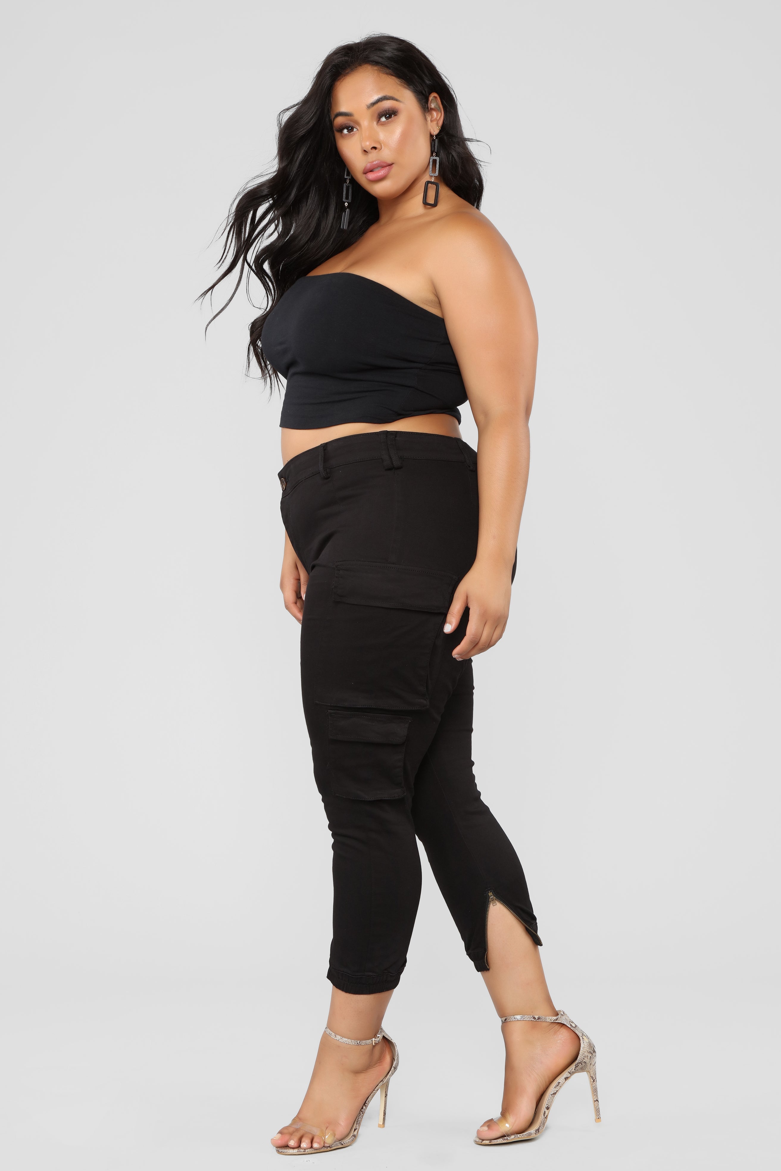 Kalley Cargo Pants - Black - Image 8