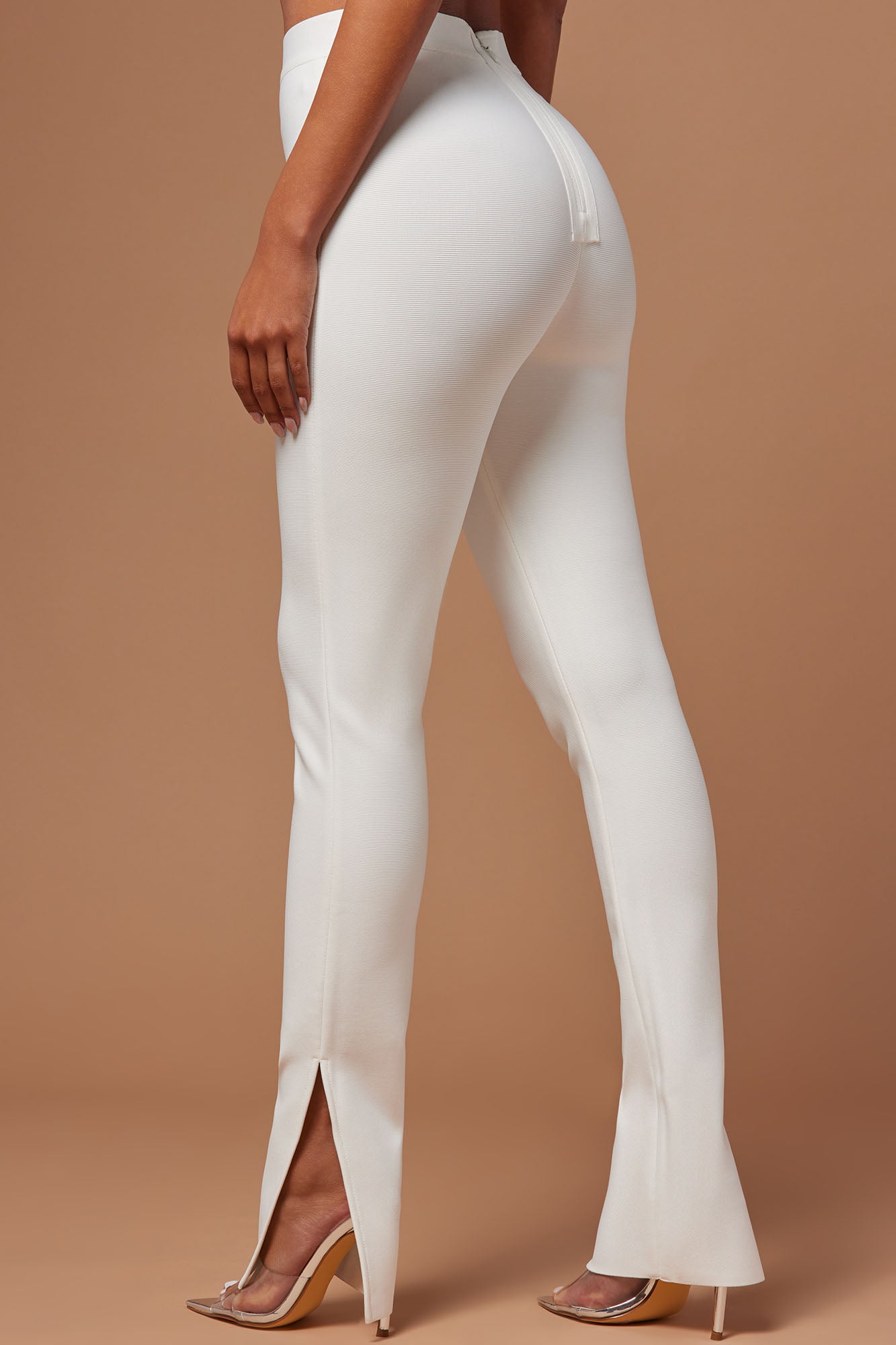 Charlotte Bandage Pant - White - Image 3