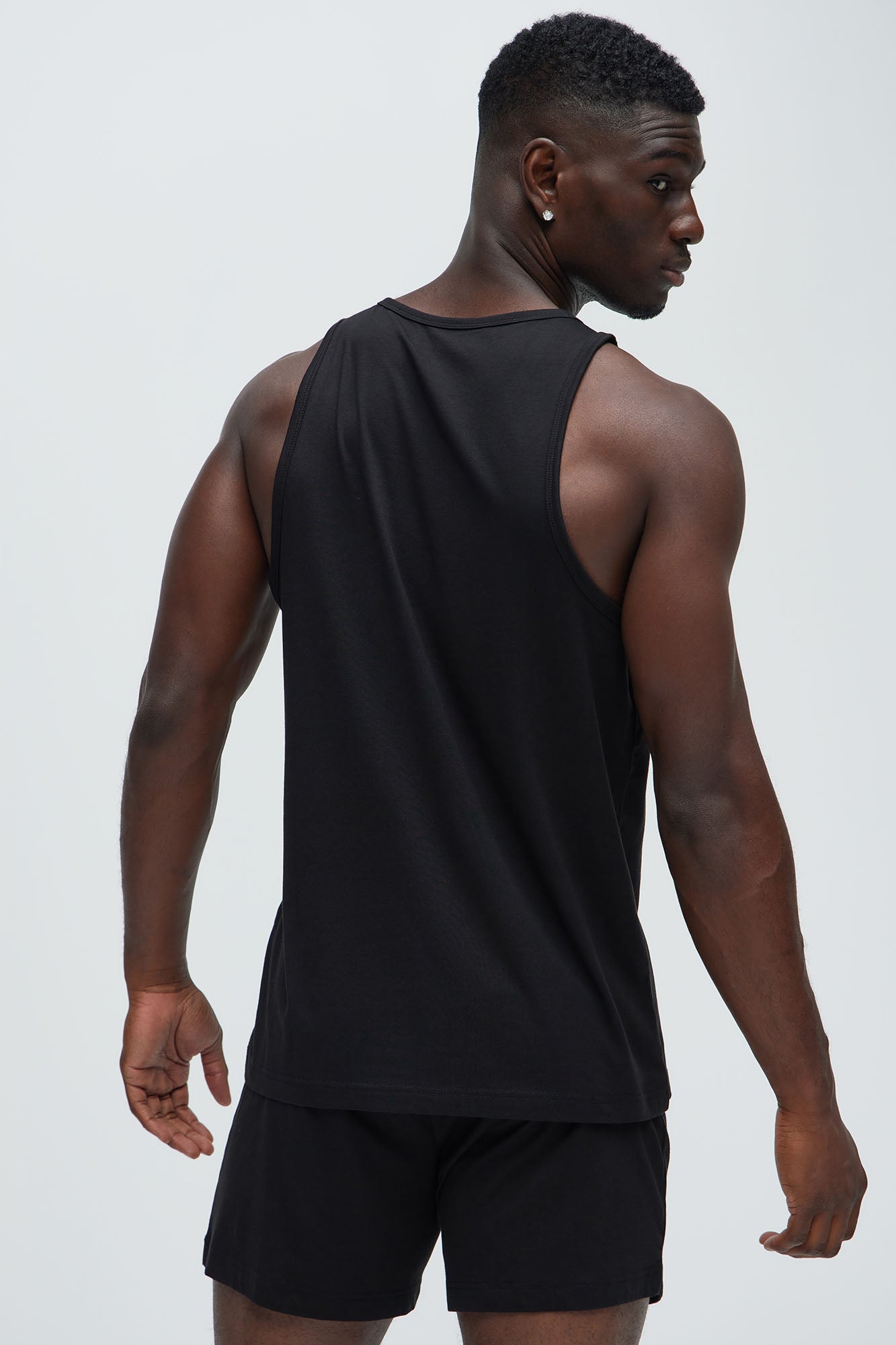Essential Modal Lounge Tank - Black - Image 4