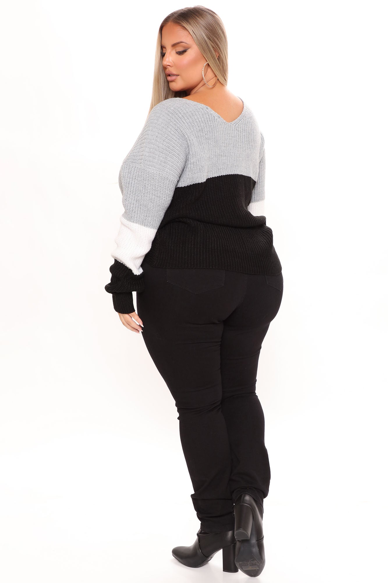 Just A Little Twisted Sweater - Black - Image 9