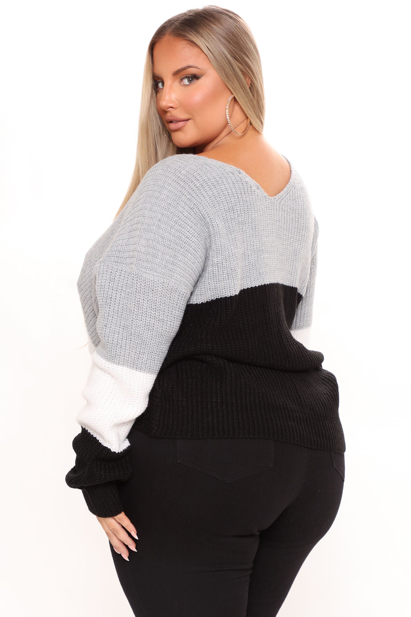 Just A Little Twisted Sweater - Black - Image 8