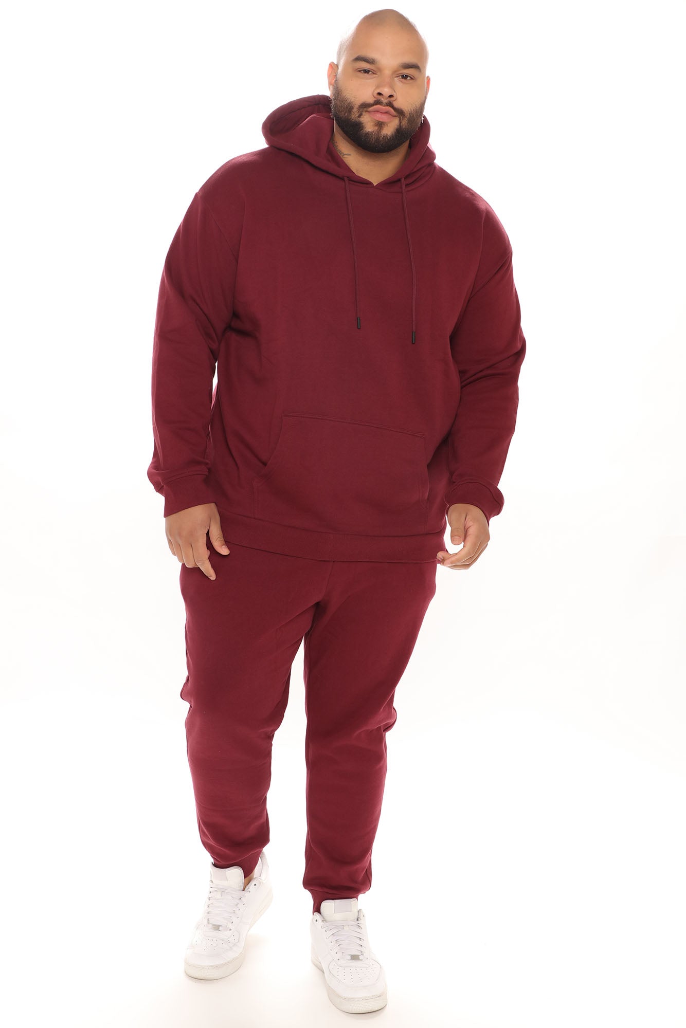 Tyson Hoodie - Burgundy - Image 5
