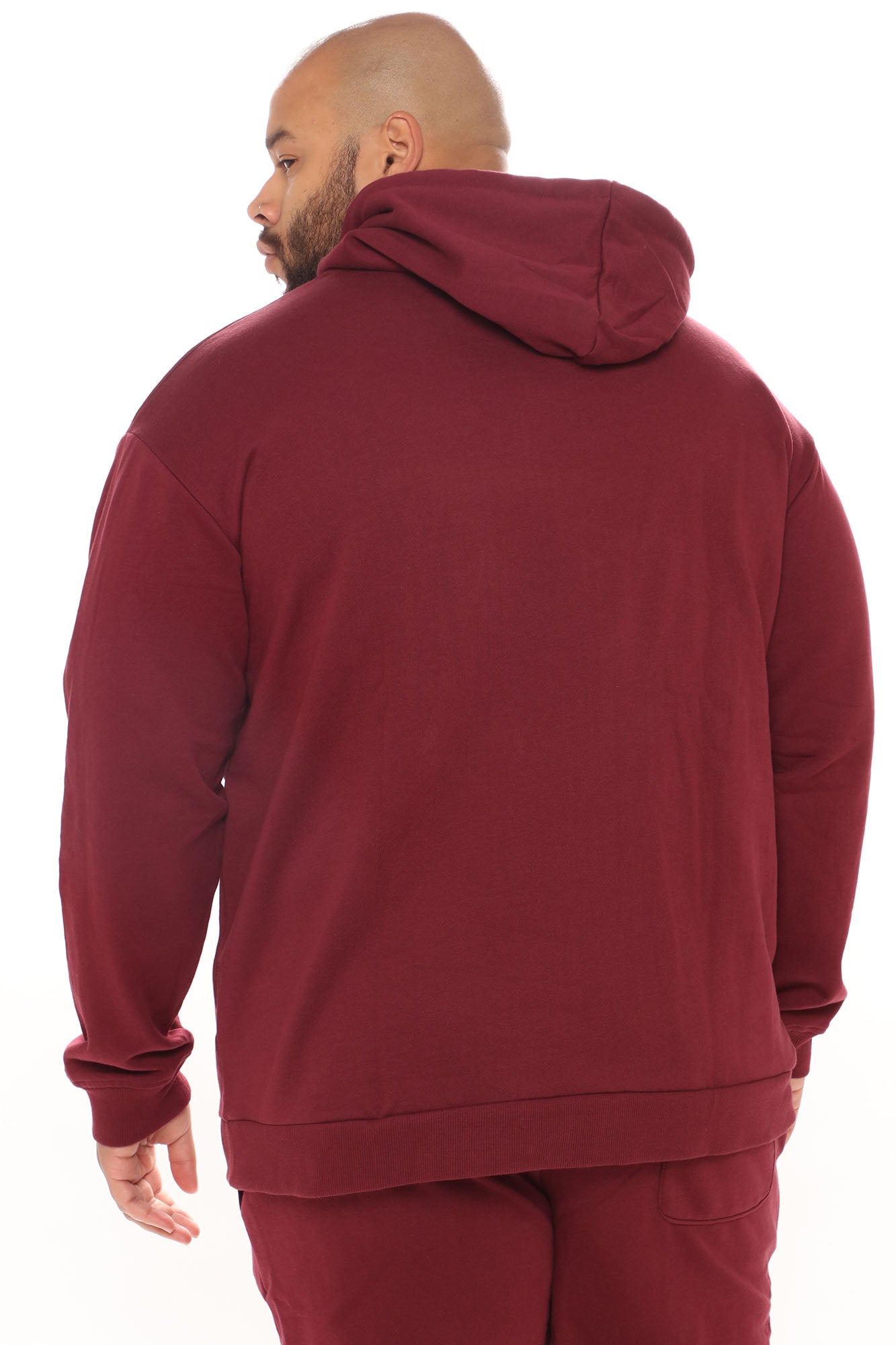 Tyson Hoodie - Burgundy - Image 6
