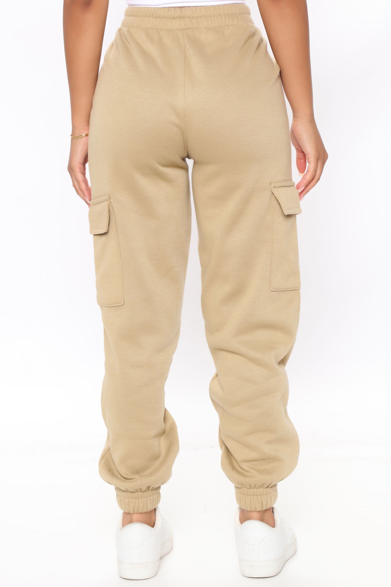Let's Relax Jogger Sweatpants - Tan - Image 4