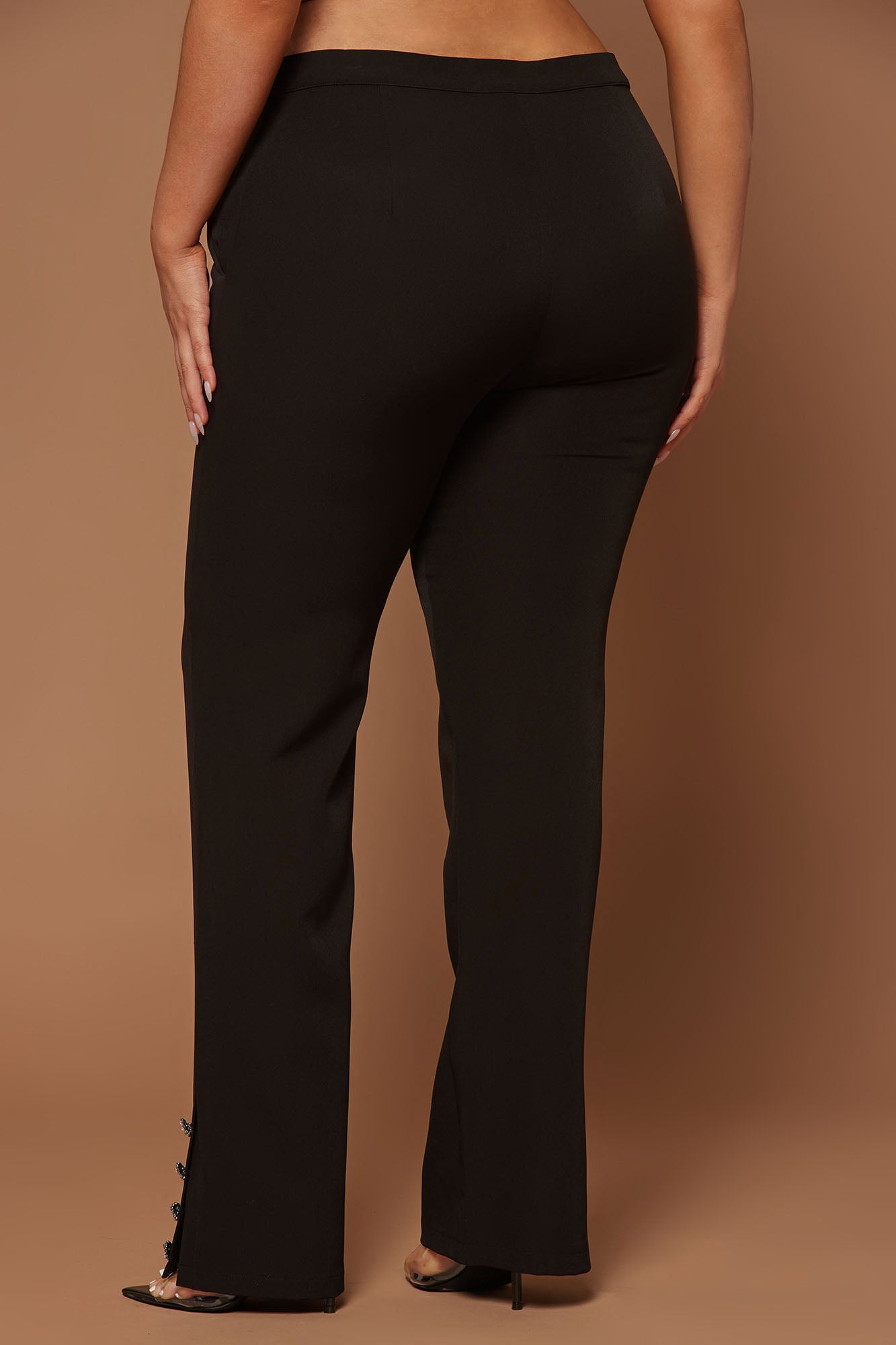 Athena Embellished Pant - Black - Image 9