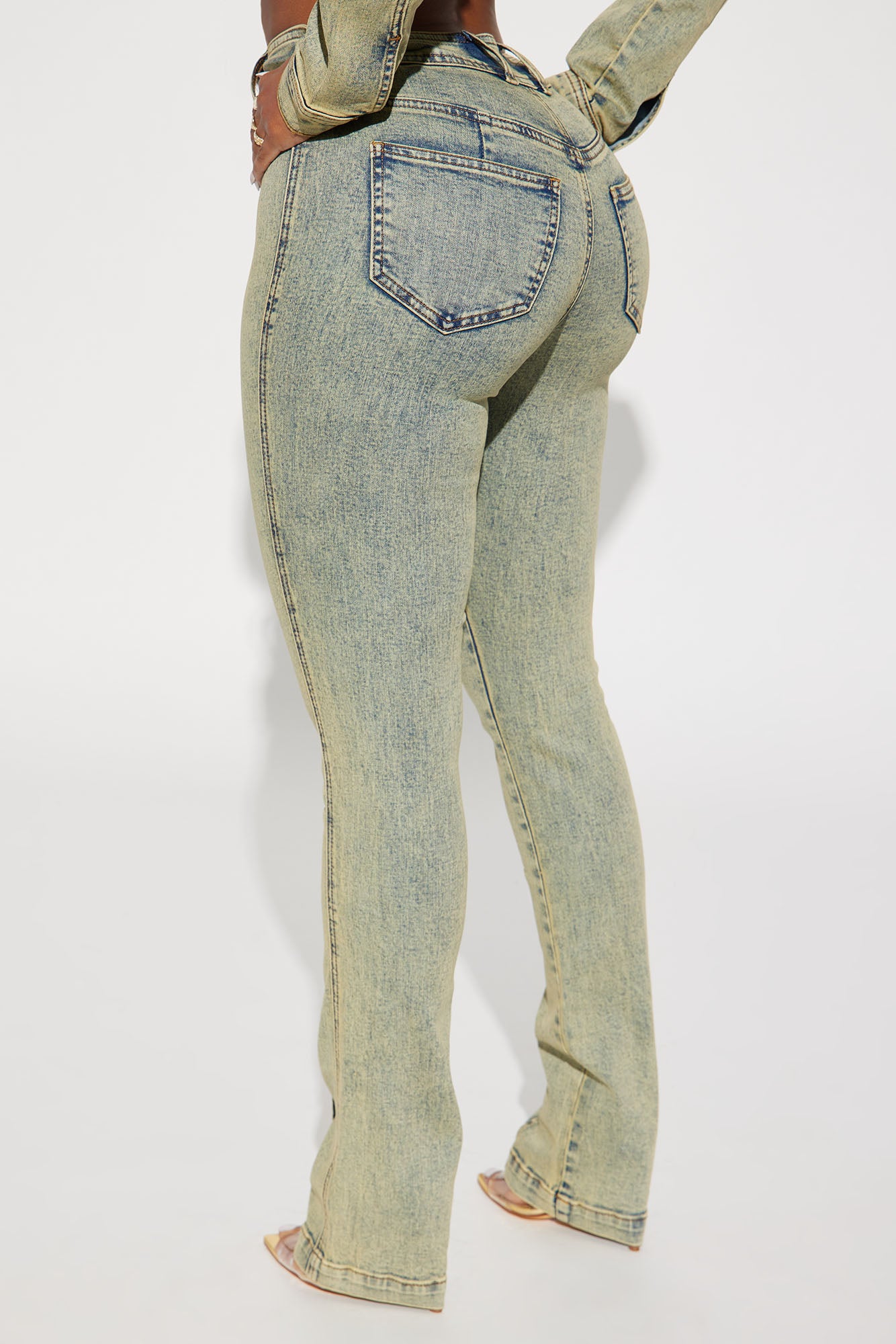 Vittoria Tinted Stretch Skinny Jeans - Light Wash - Image 3