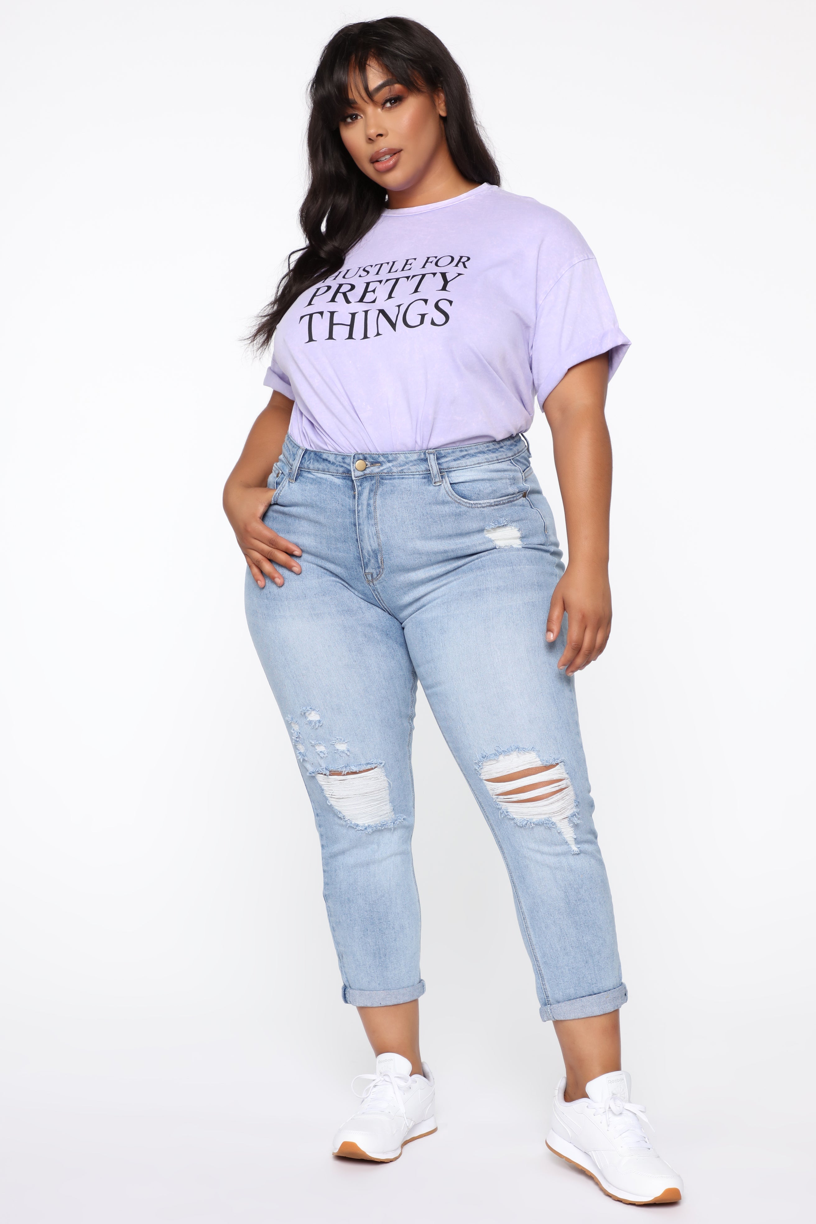 Keep Coming Back Boyfriend Jeans - Light Blue Wash - Image 7