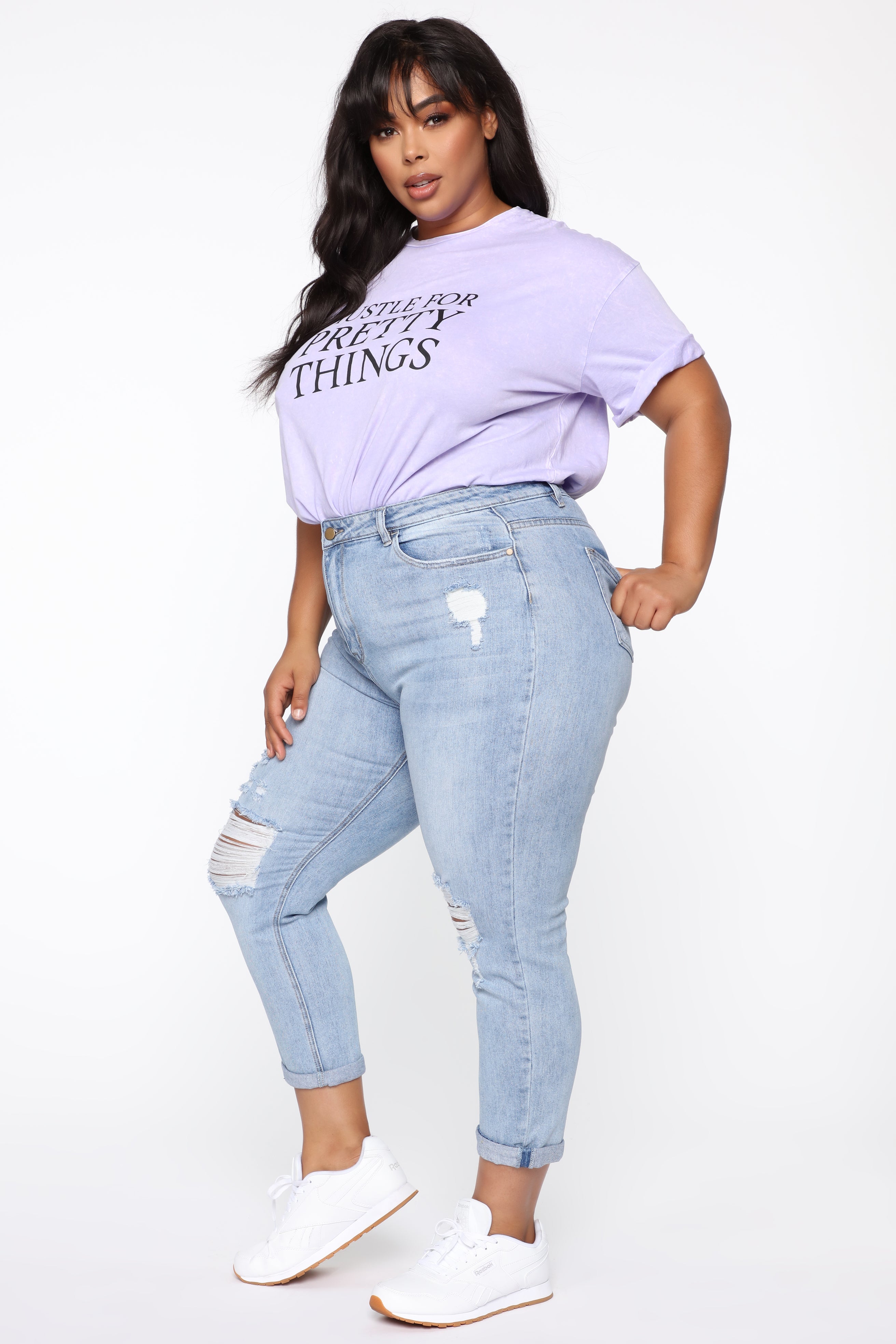 Keep Coming Back Boyfriend Jeans - Light Blue Wash - Image 10