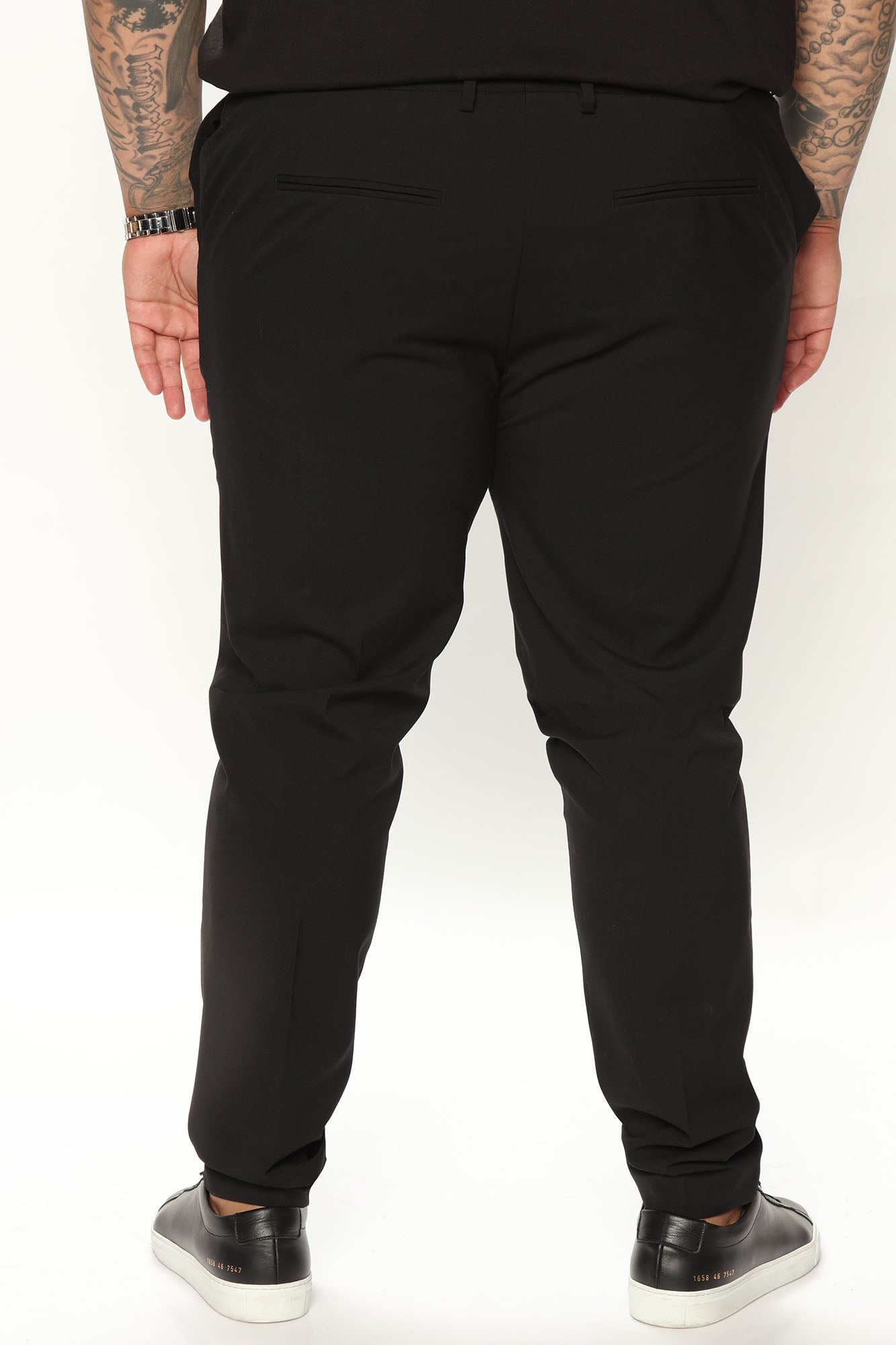 Tall Modern Stretch Slim Trouser - Black - Image 7