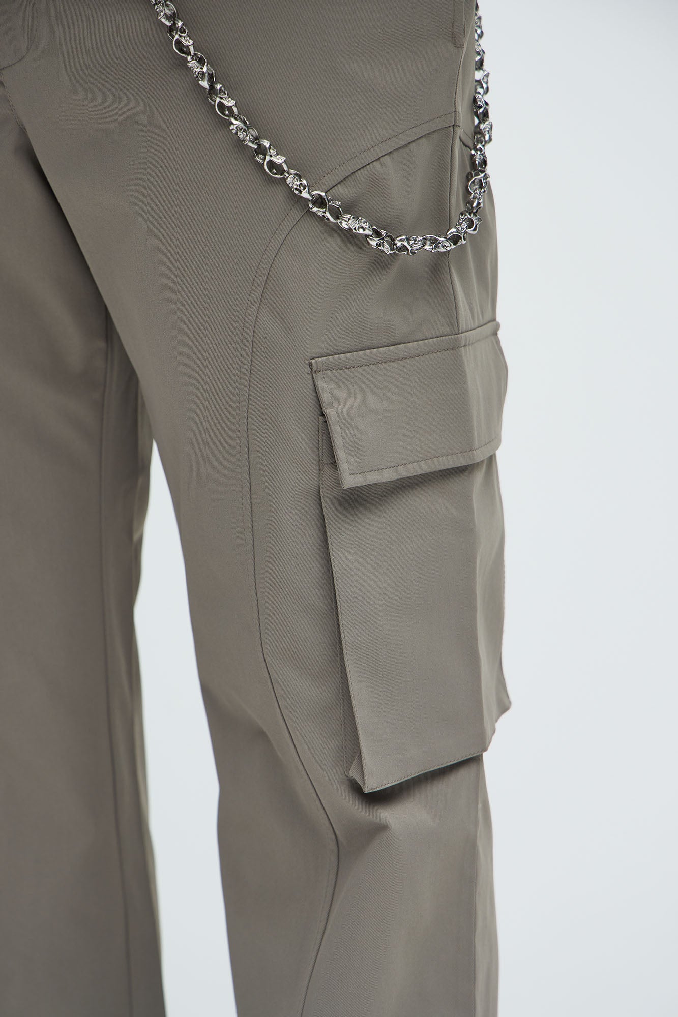 Bam Straight Pants - Grey - Image 3