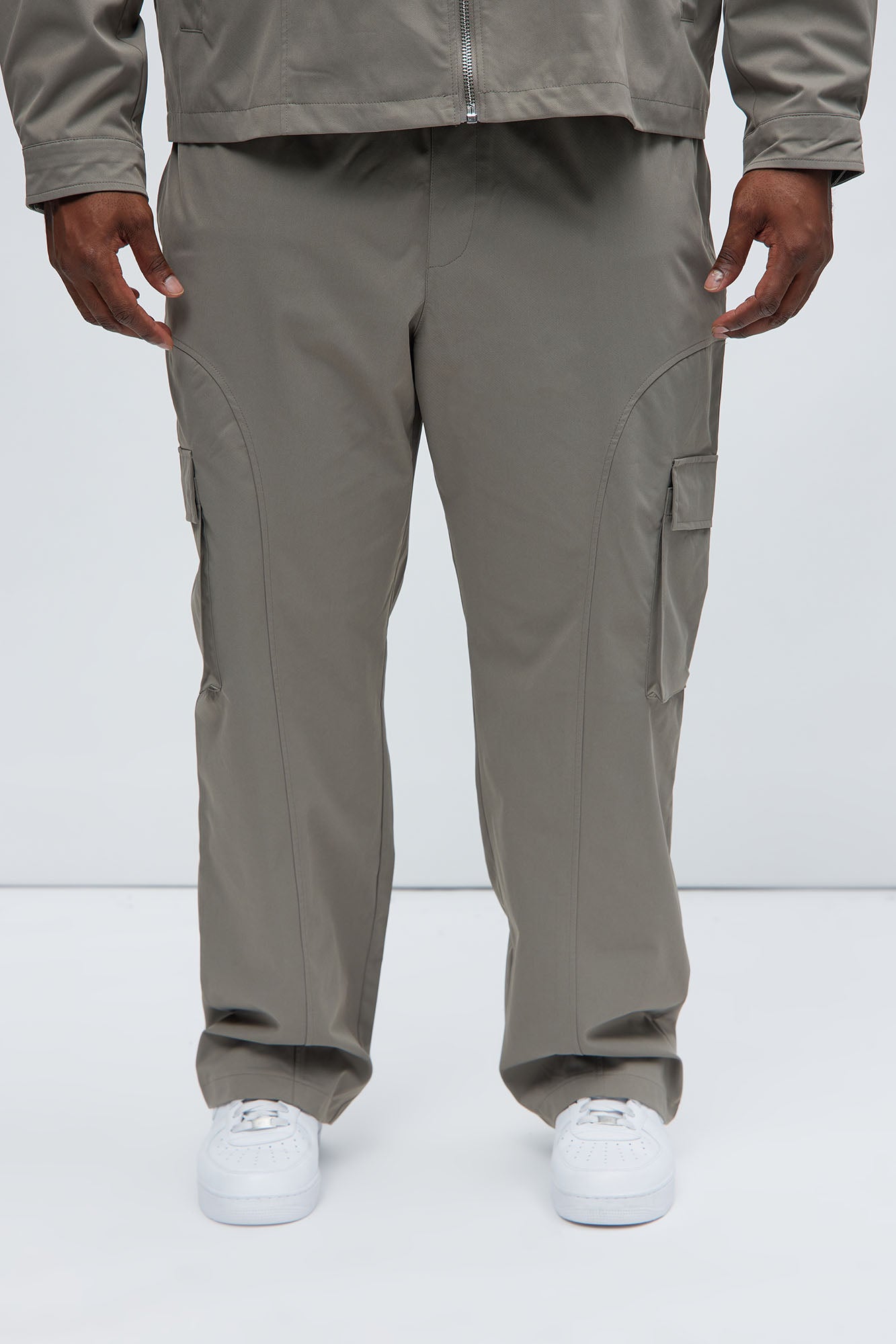 Bam Straight Pants - Grey - Image 6