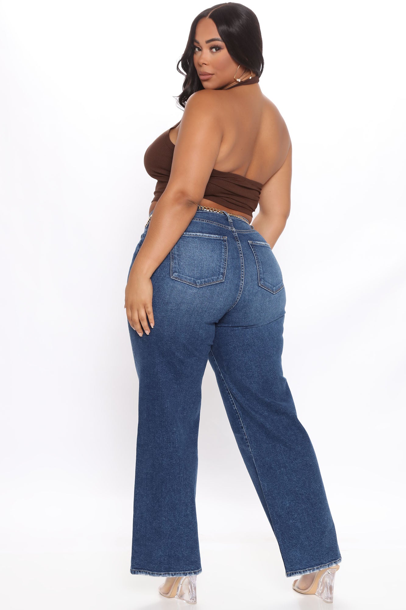 The New Me Halter Top - Chocolate - Image 8