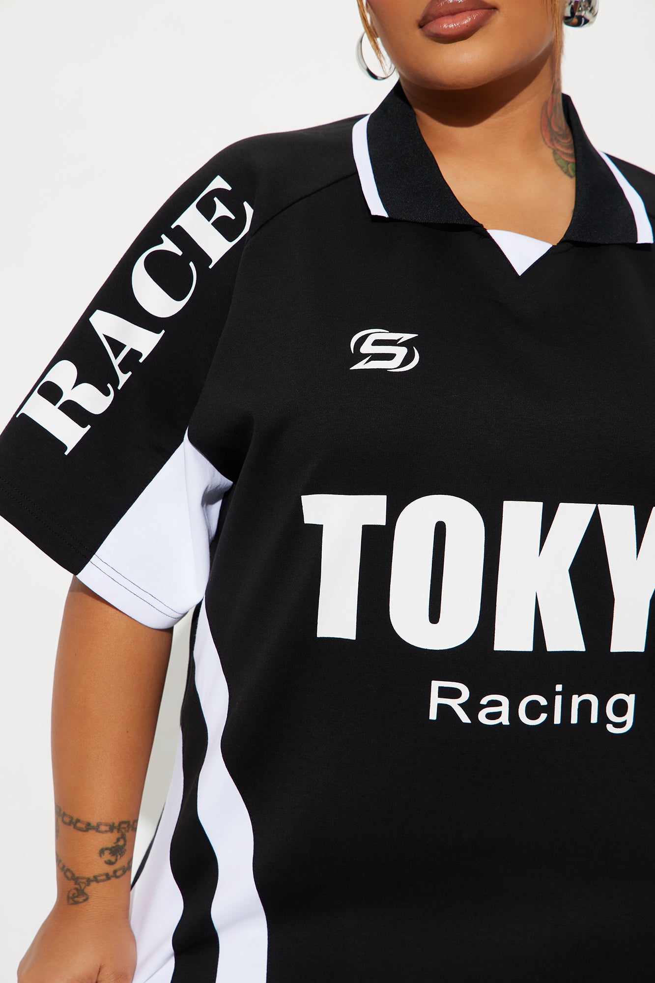 Tokyo Crowd Pleaser Polo Tee - Black - Image 9