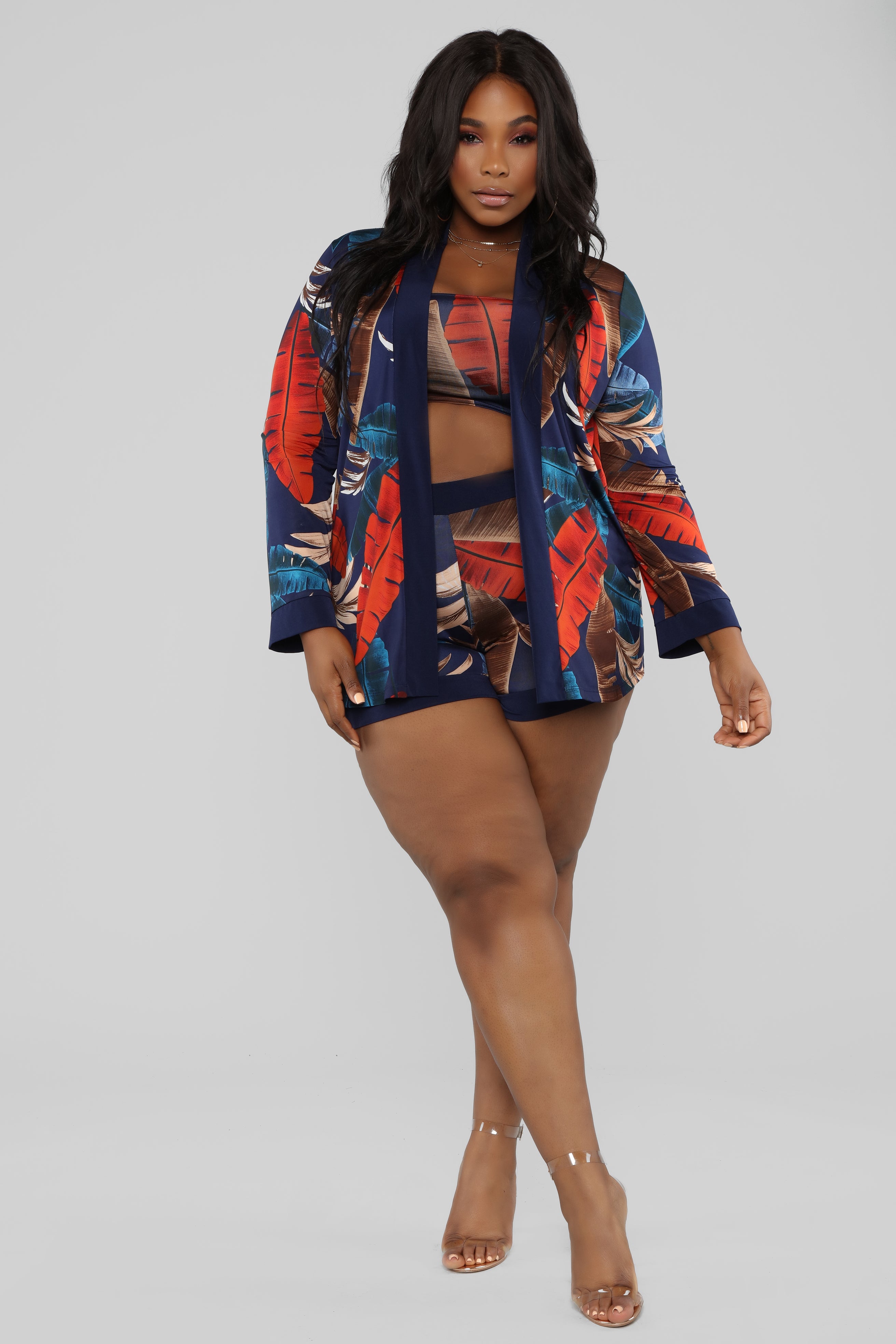 Vacation Forever 3 Piece Set - Navy/Combo - Image 16