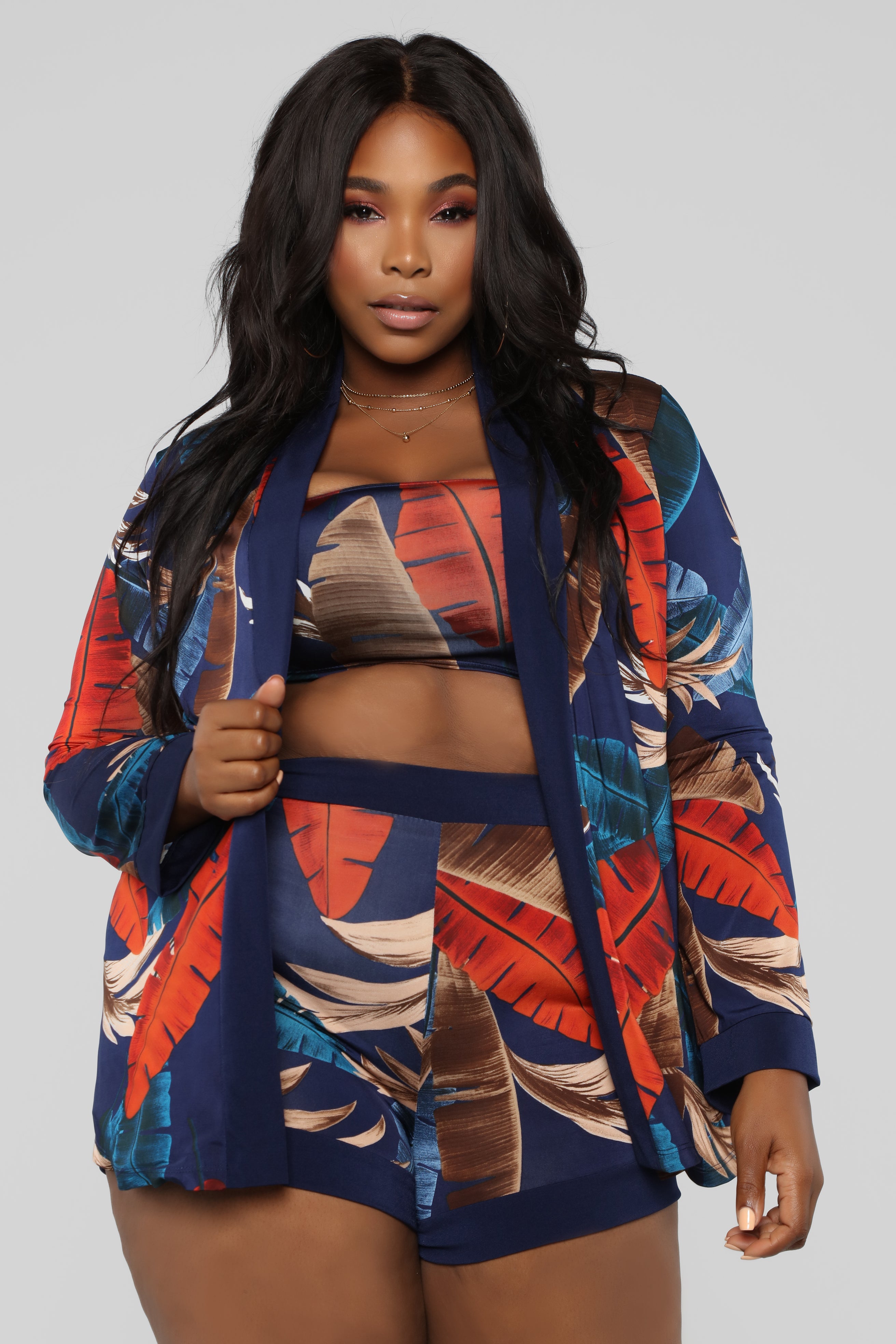 Vacation Forever 3 Piece Set - Navy/Combo - Image 11