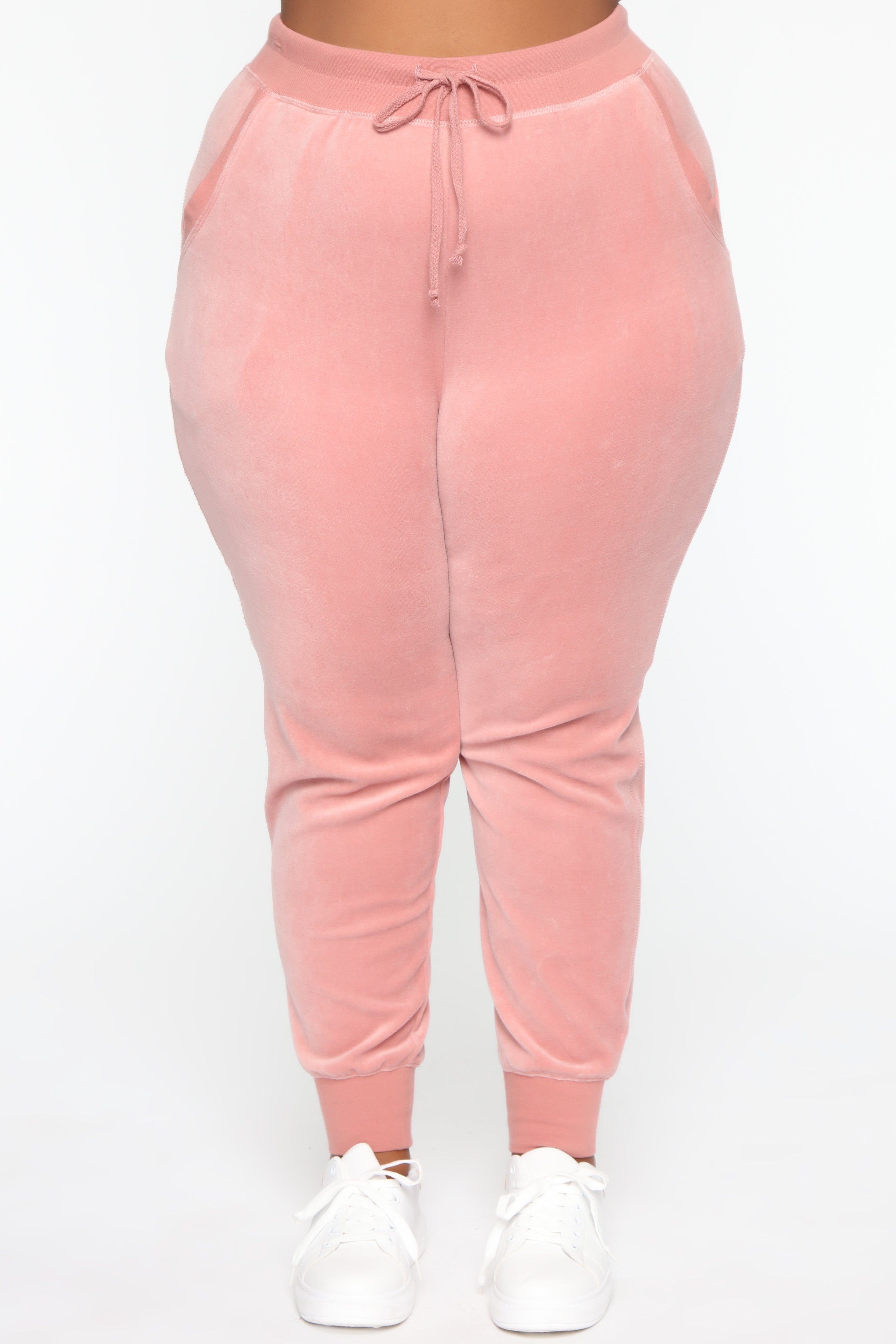 The Original Trendsetter Velour Set - Mauve - Image 15