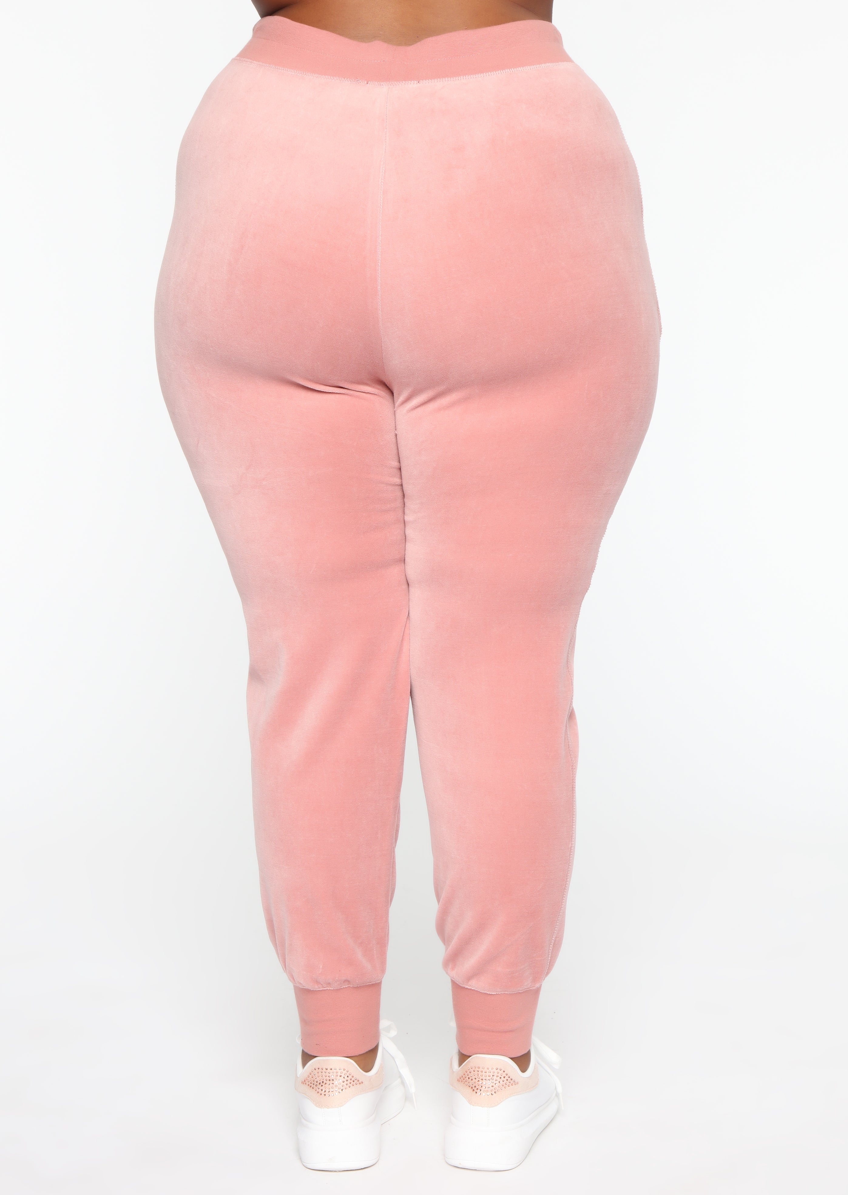 The Original Trendsetter Velour Set - Mauve - Image 17