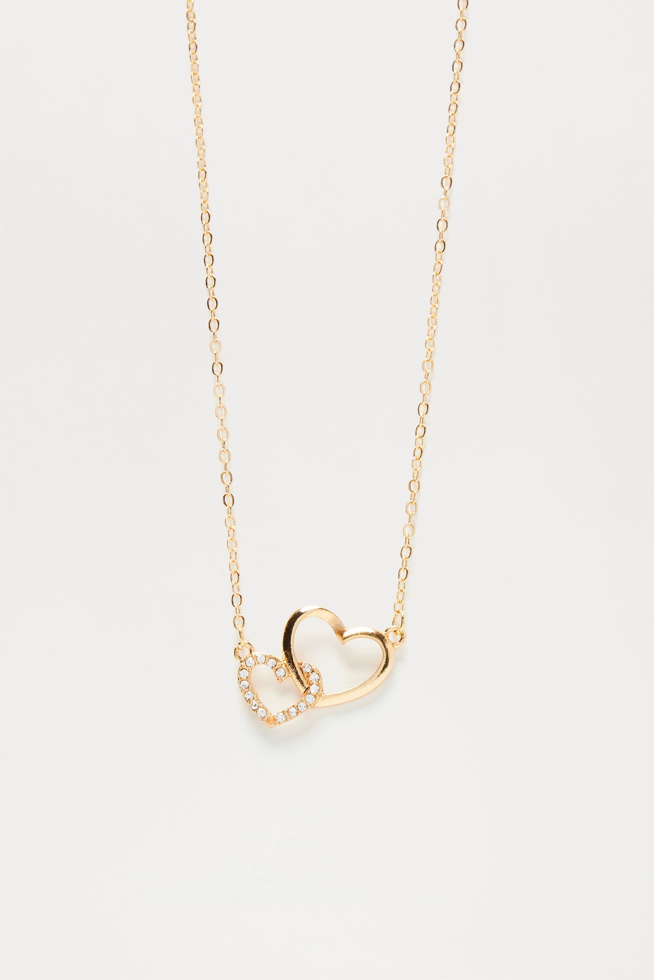 Ari Hearts Necklace - Gold - Image 3