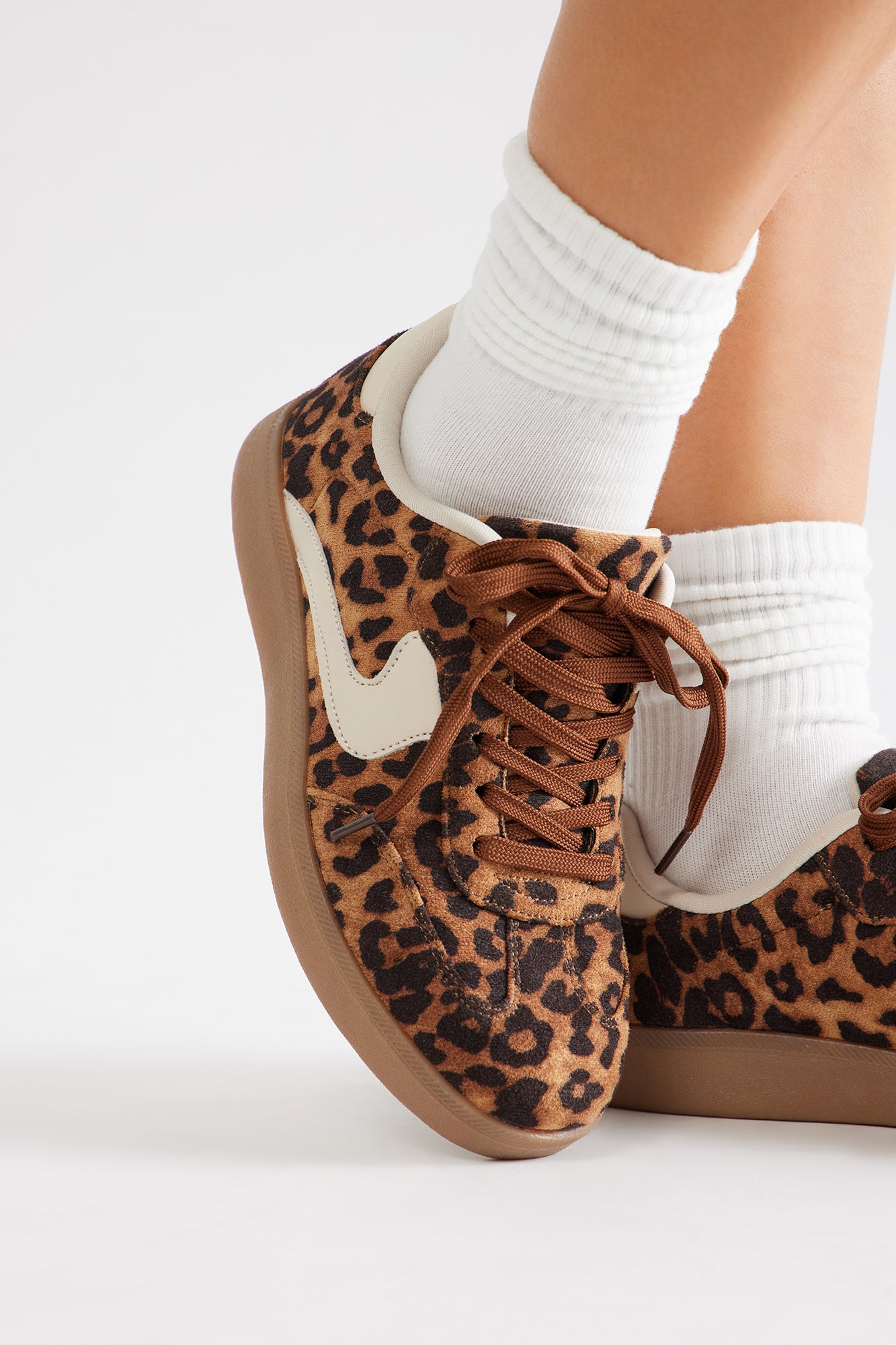 Denali Lace Up Sneakers - Leopard - Image 4