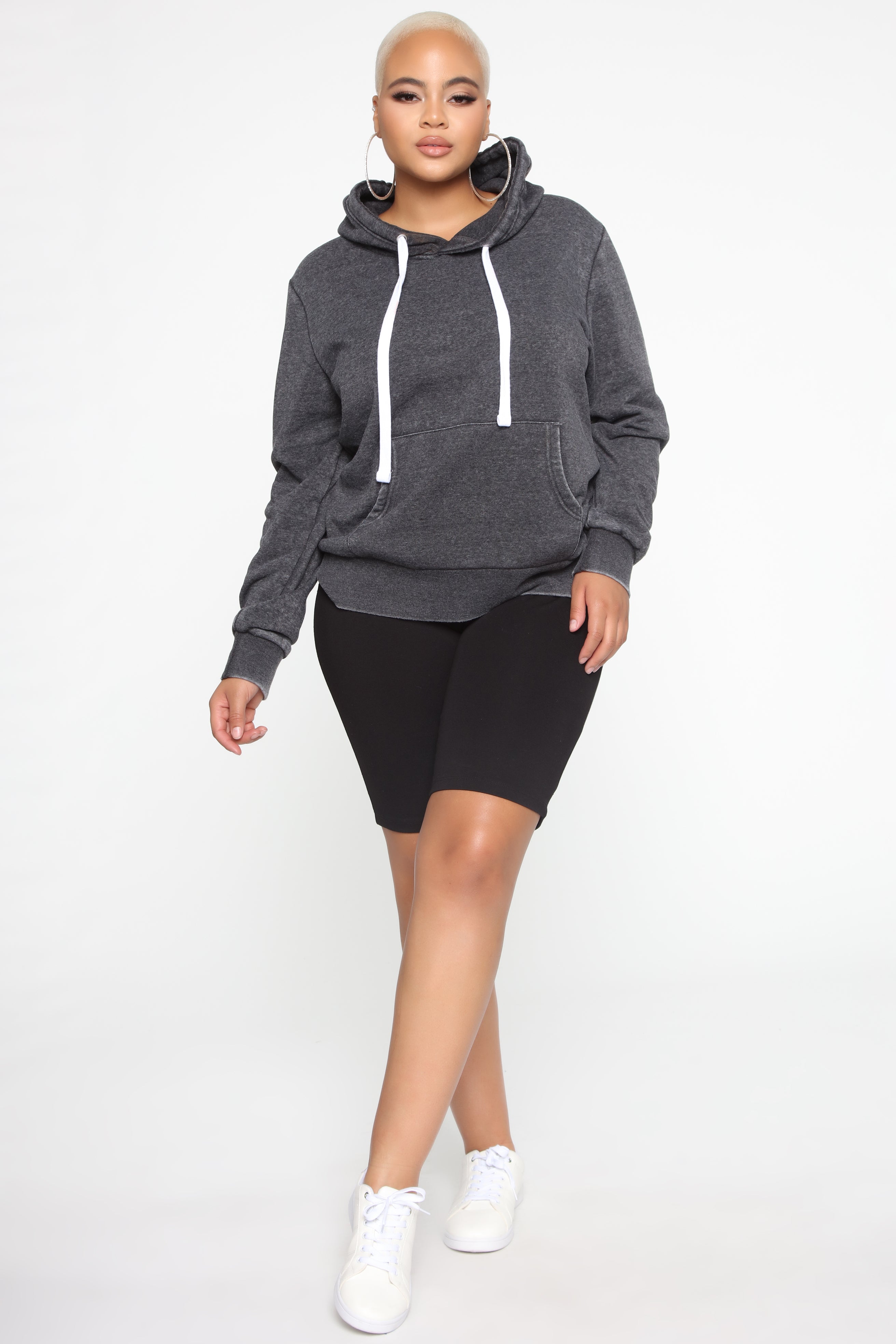 Sweet Dreams Mineral Wash Hoodie - Charcoal - Image 5