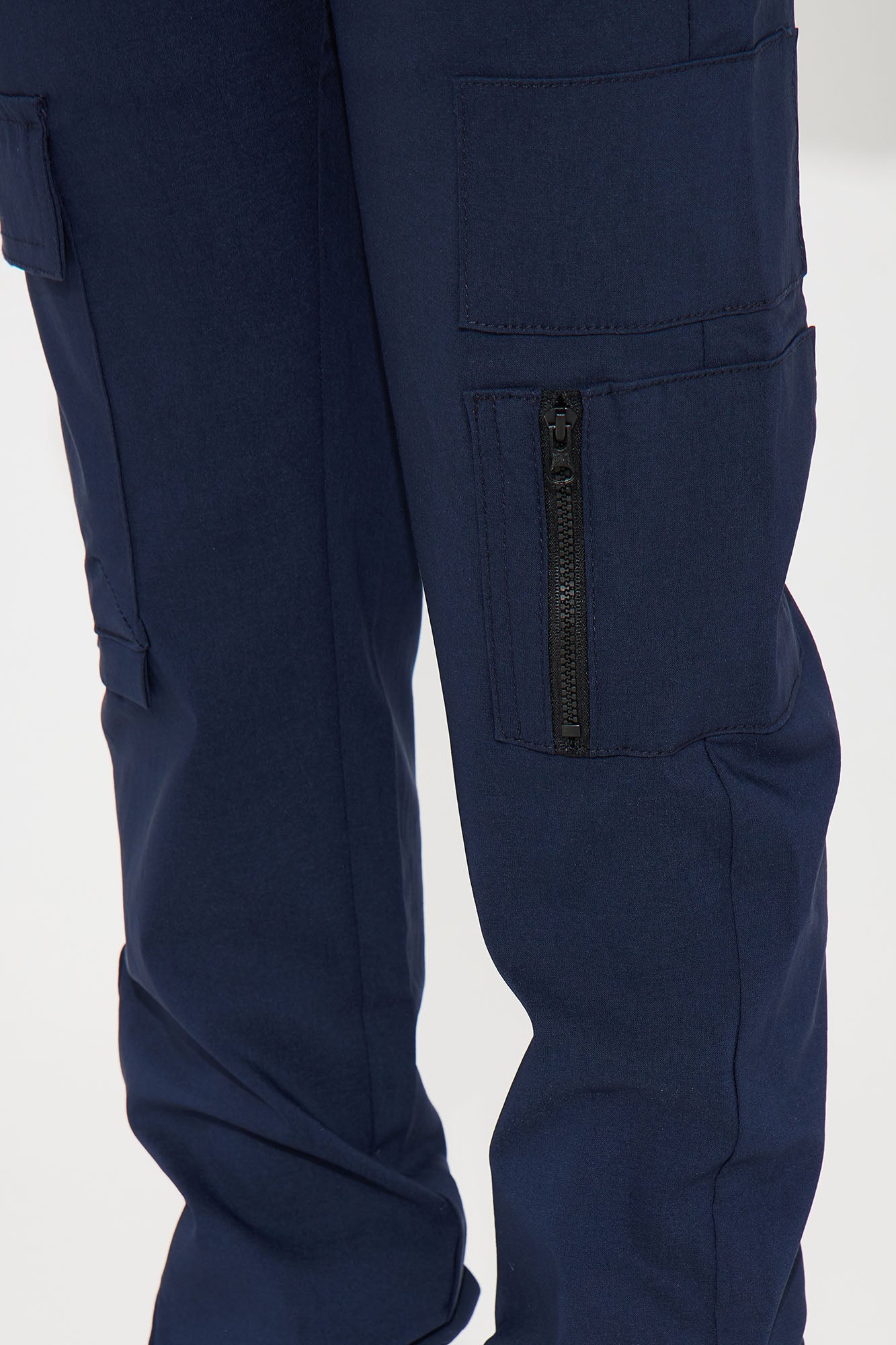 Mini Tech Twill Cargo Joggers - Navy - Image 3