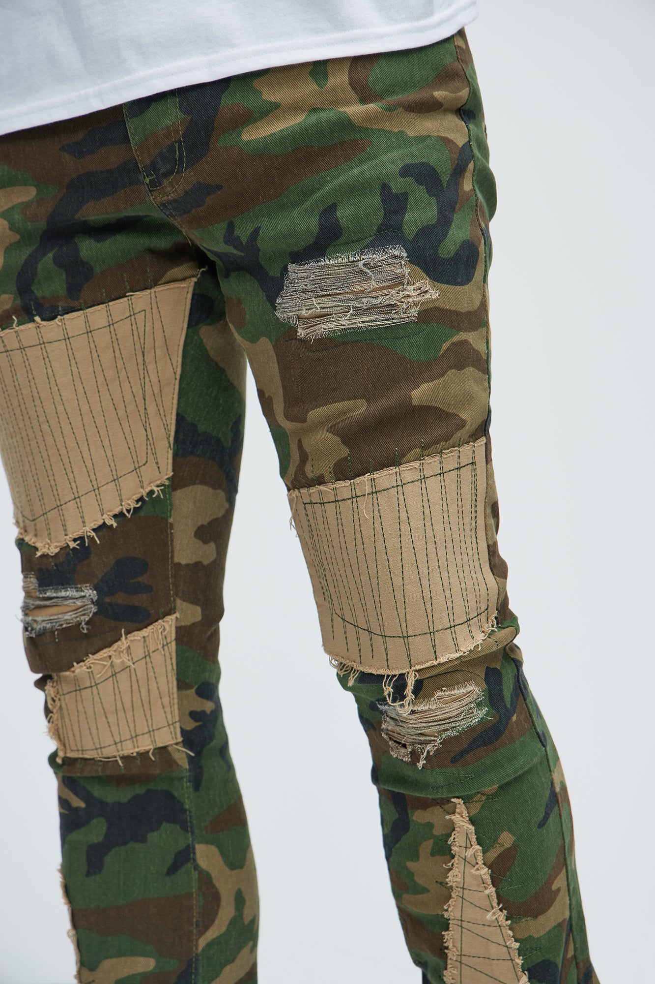 Got Something For You Skinny Flare Pants - Camouflage - Image 3