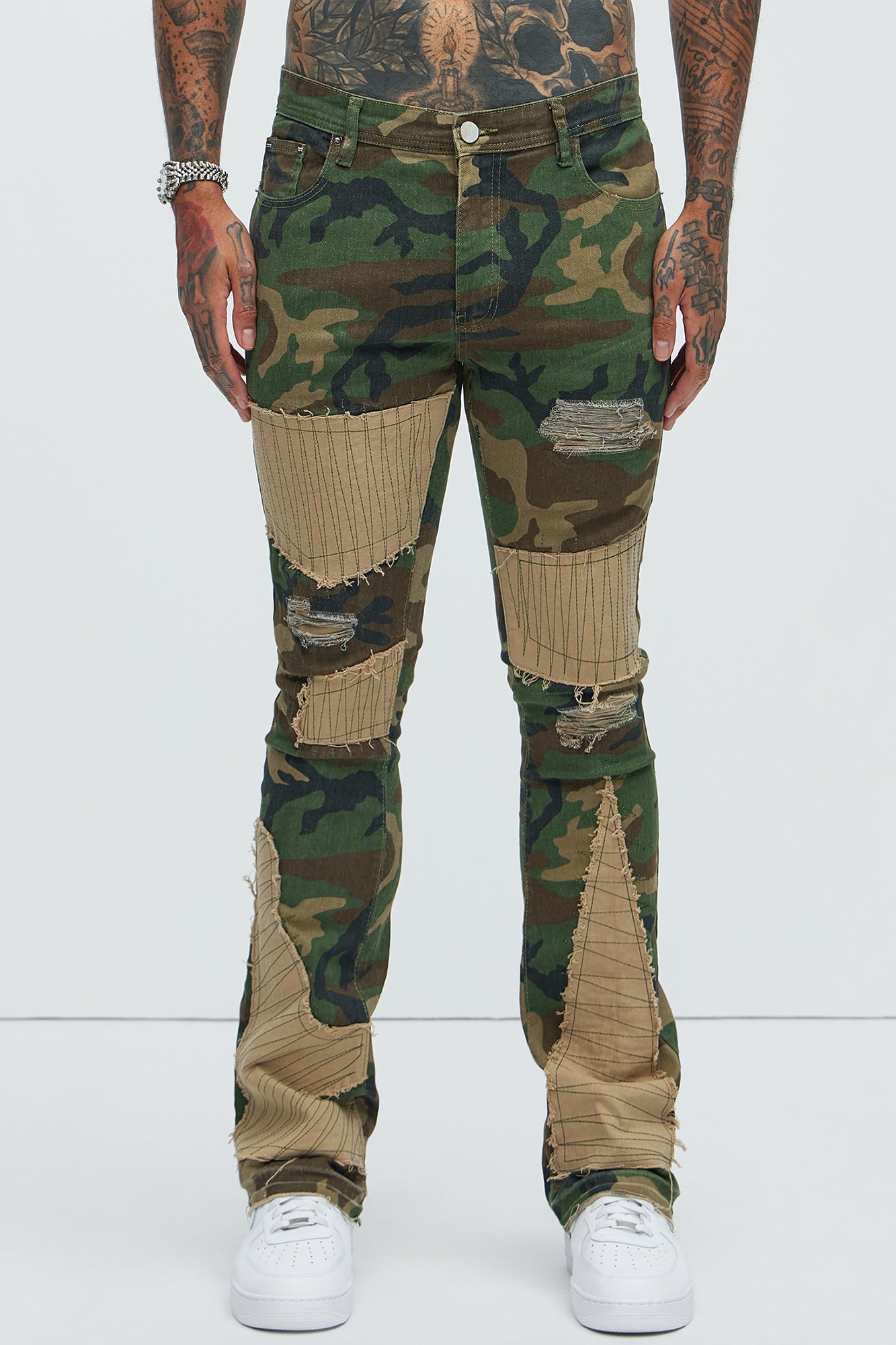 Got Something For You Skinny Flare Pants - Camouflage - Image 4