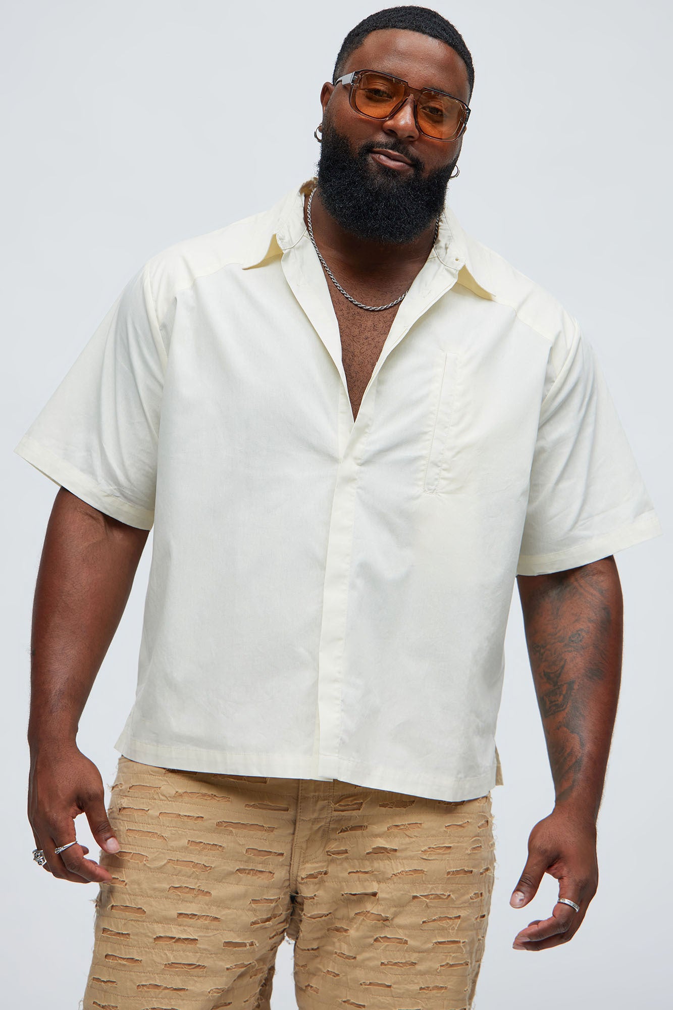 Vinton Shirt - Off White - Image 5