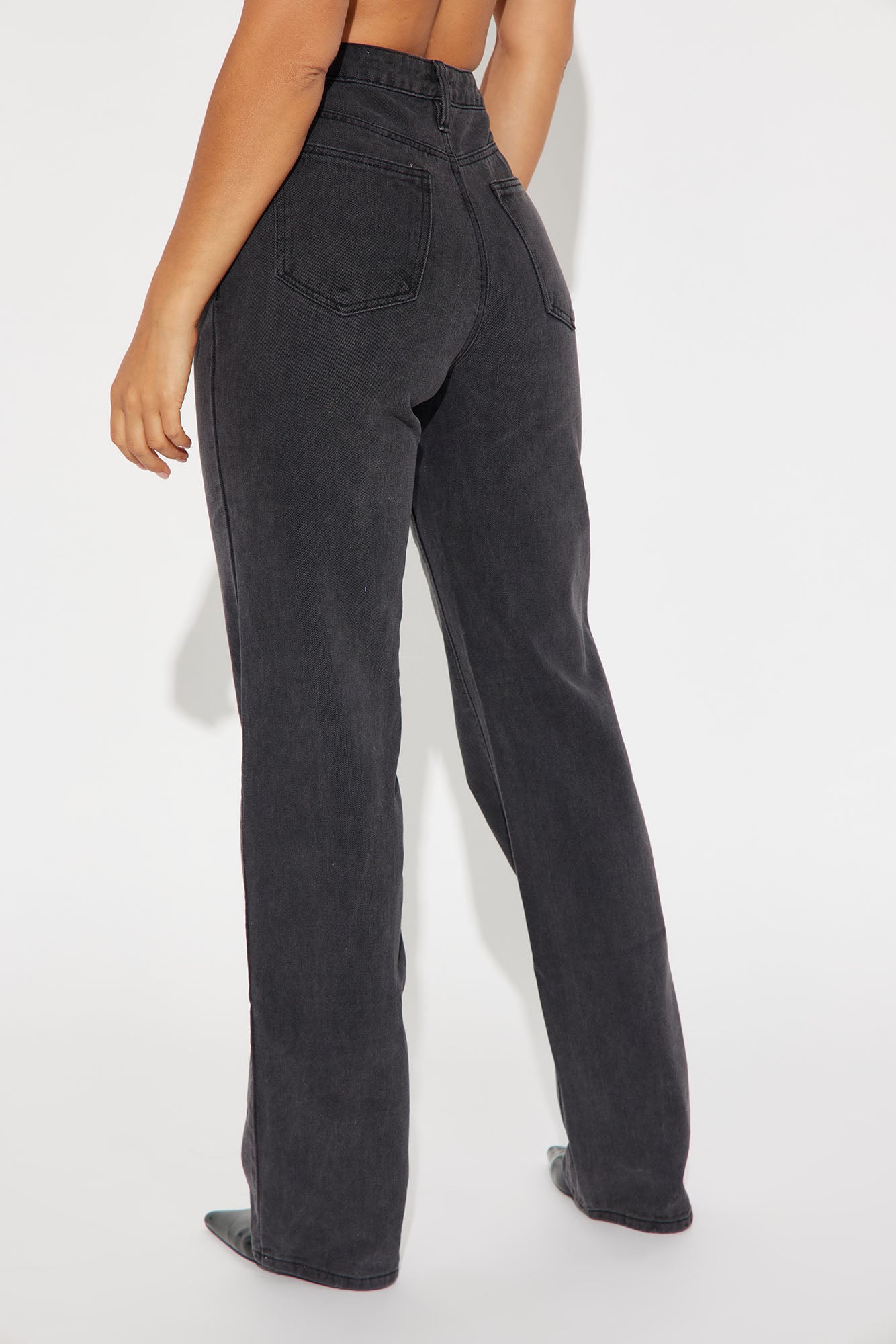 Tall Get It Straight Slouch Fit Jeans - Black - Image 11