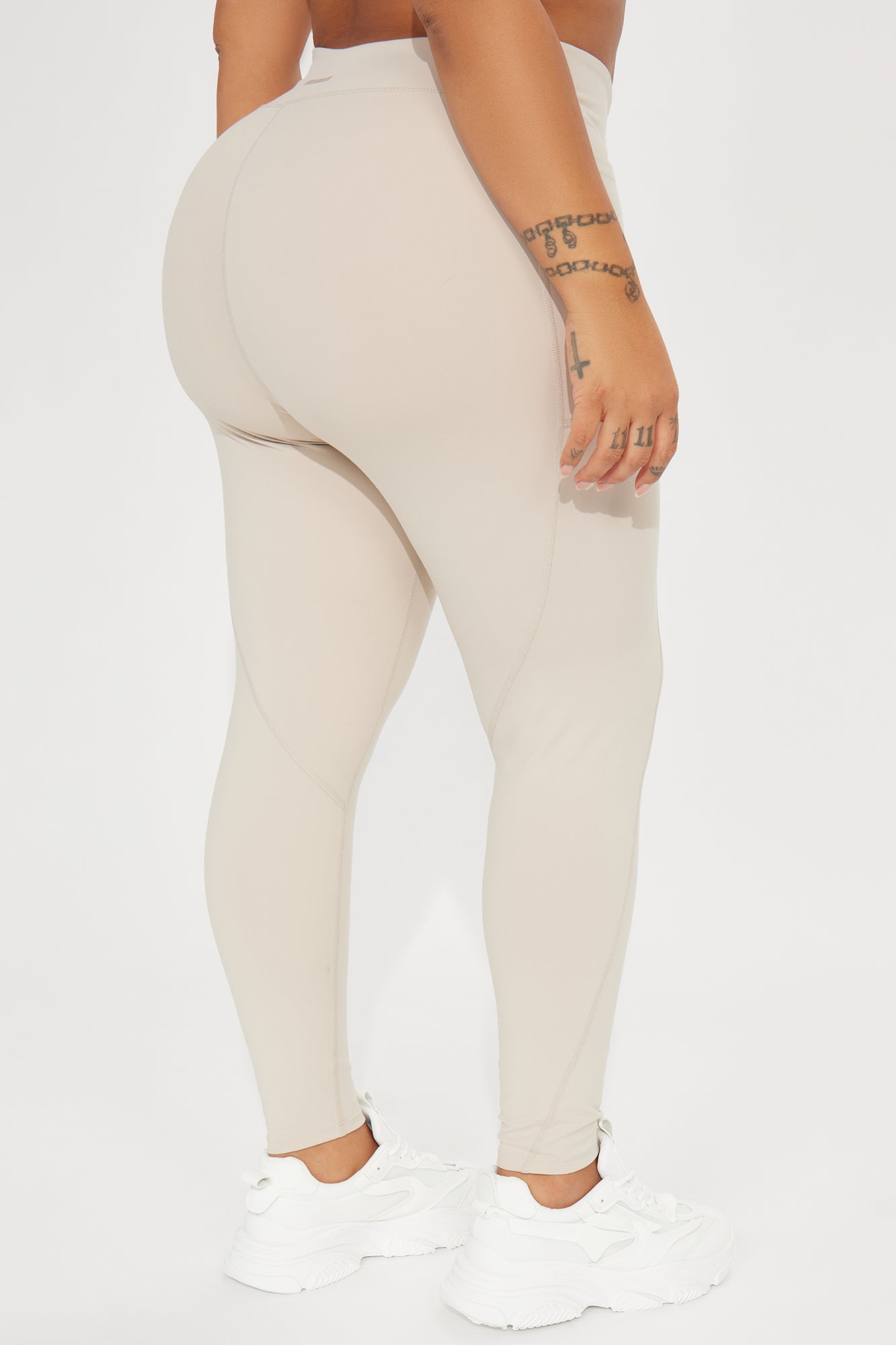 Hill Hiker Super Soft Active Legging - Taupe - Image 9