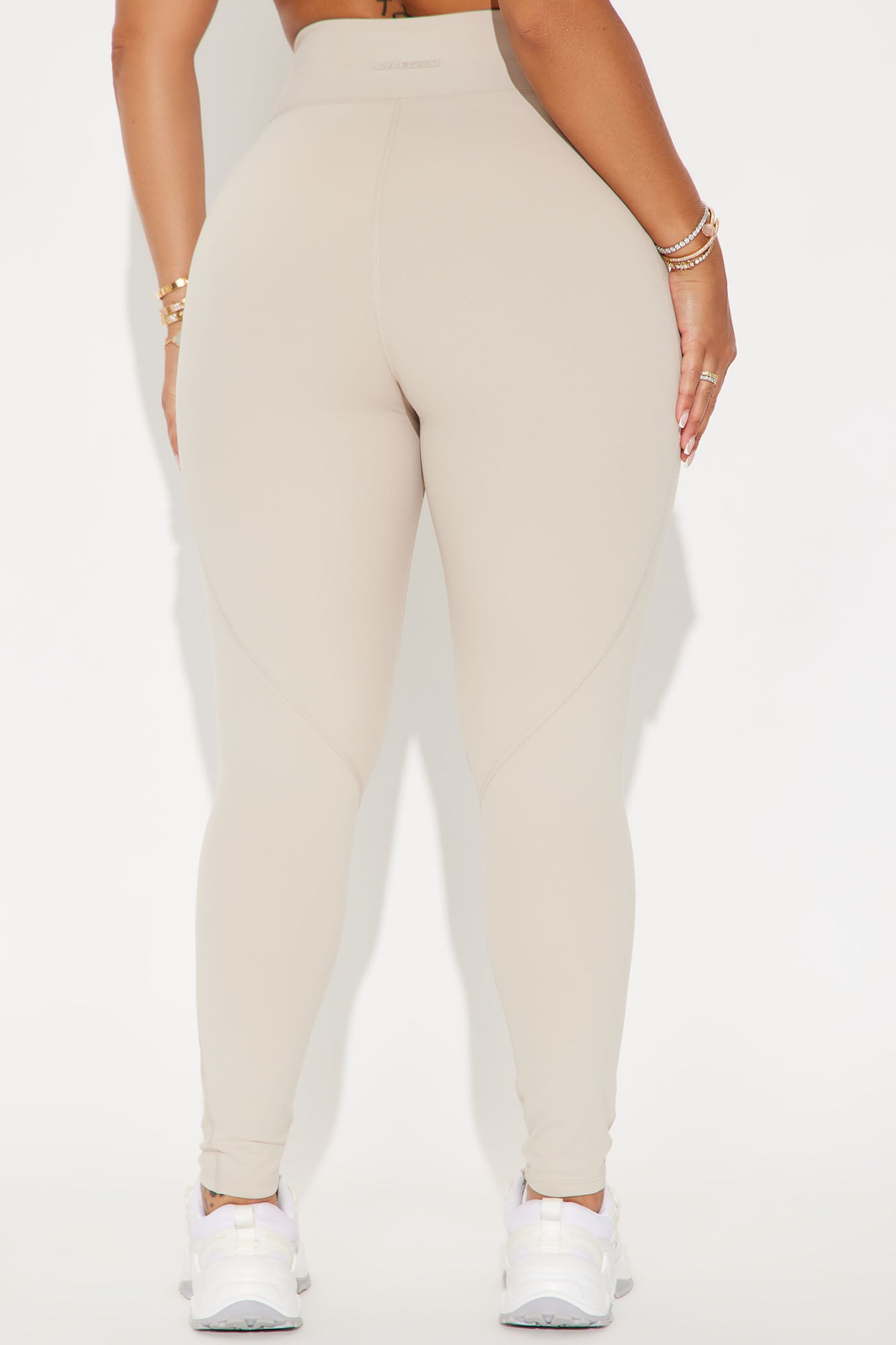 Hill Hiker Super Soft Active Legging - Taupe - Image 4
