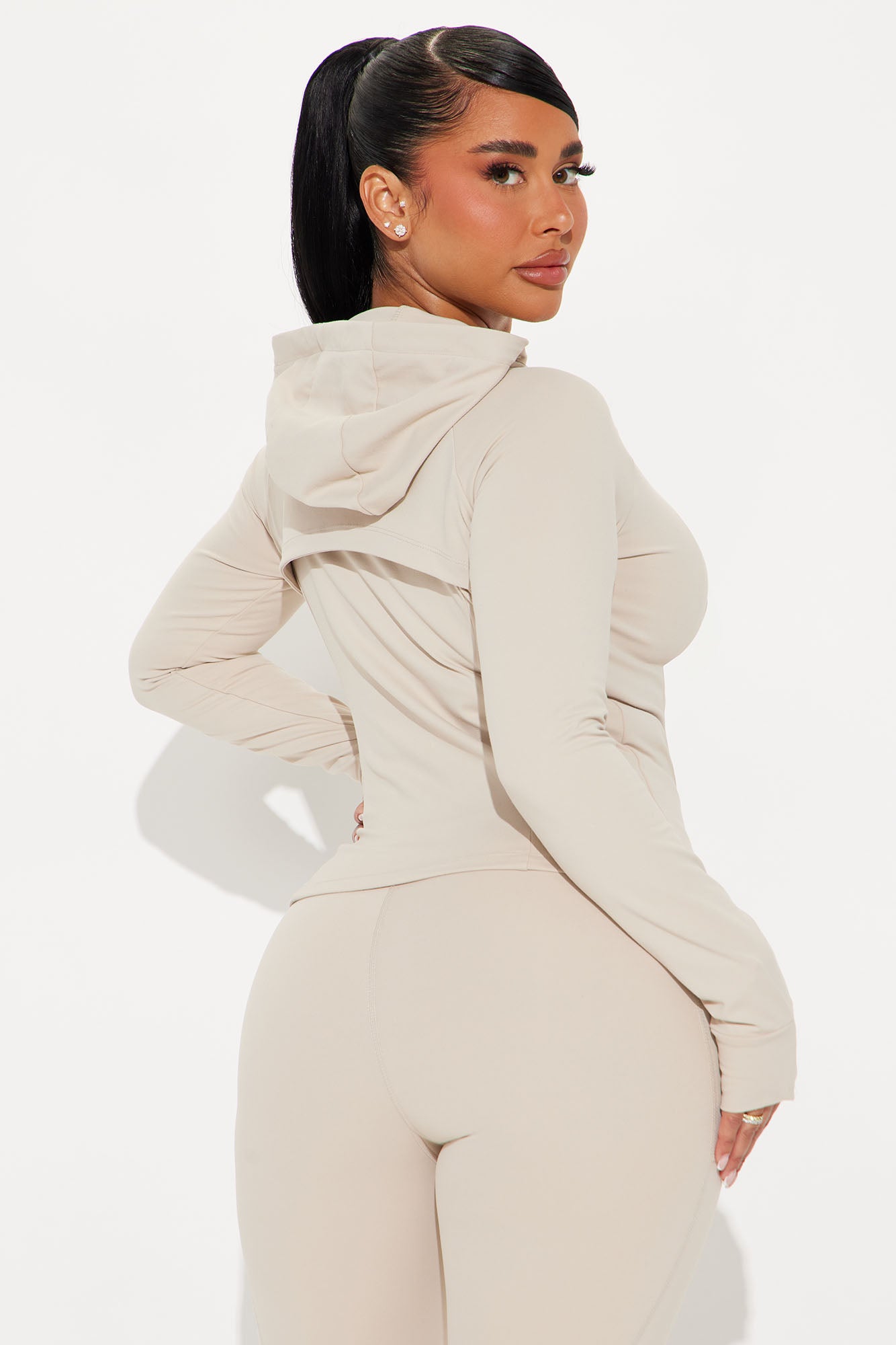 Hill Hiker Super Soft Active Jacket - Taupe - Image 3