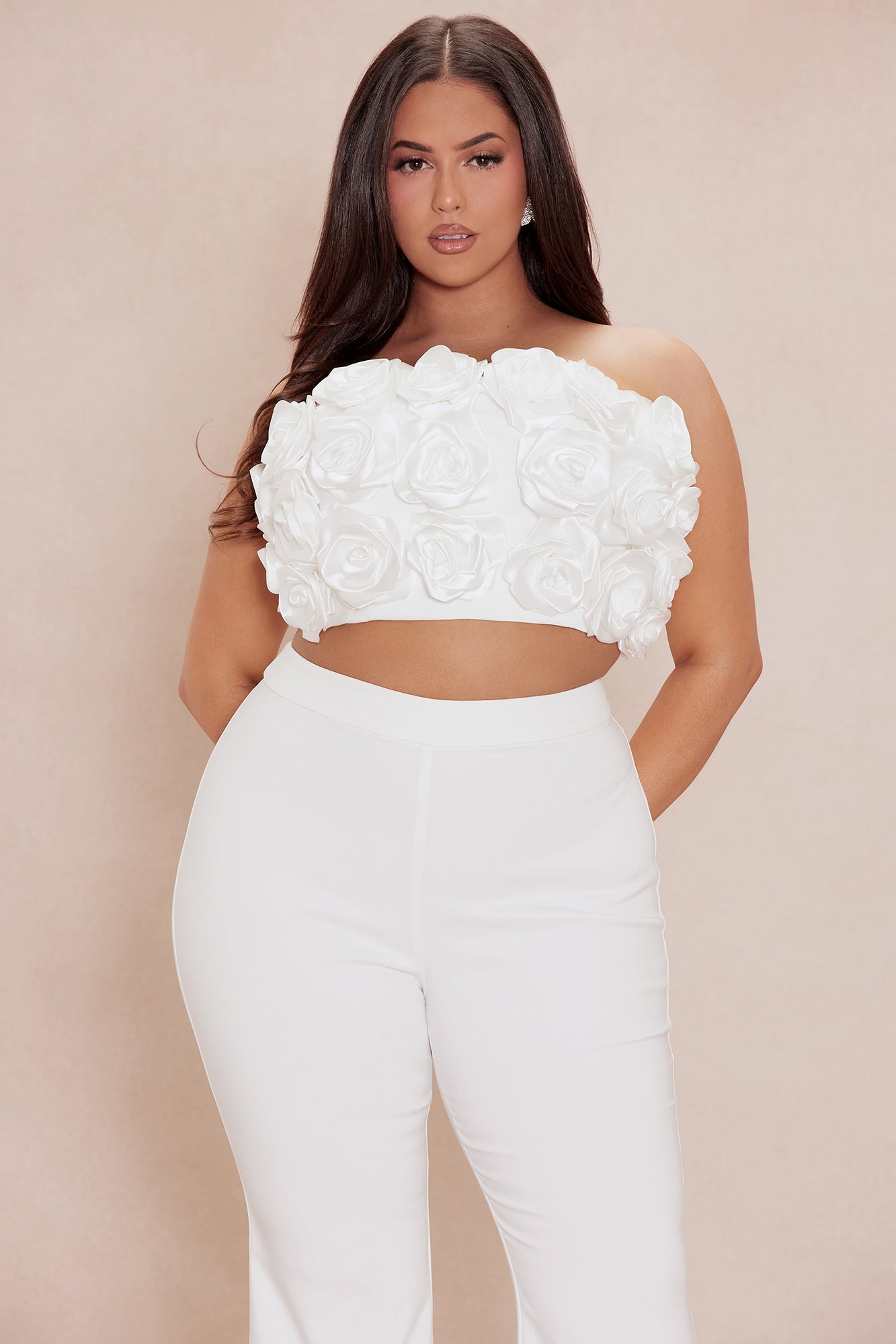 Anna Rose Pant Set - White - Image 6