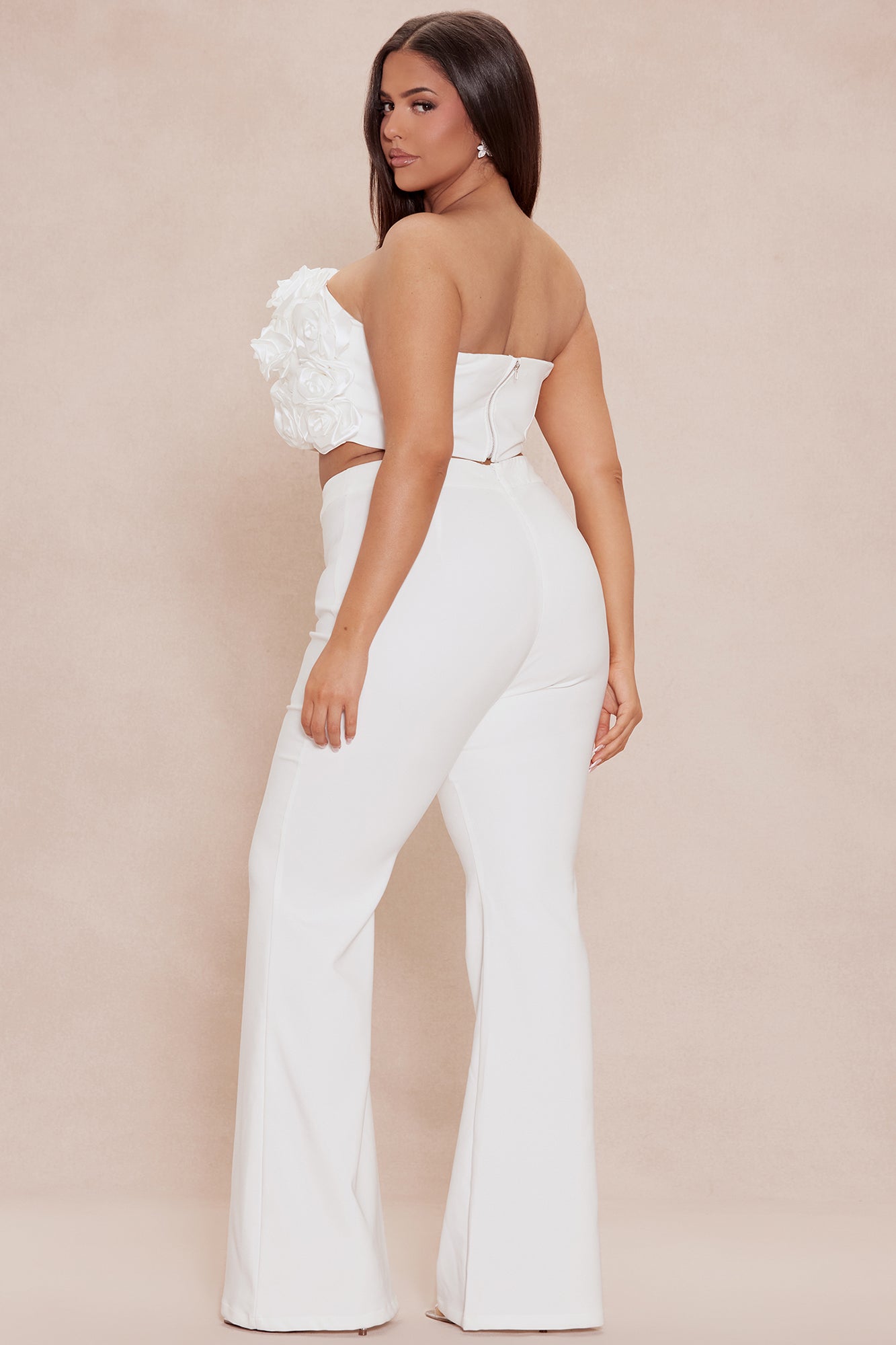 Anna Rose Pant Set - White - Image 8