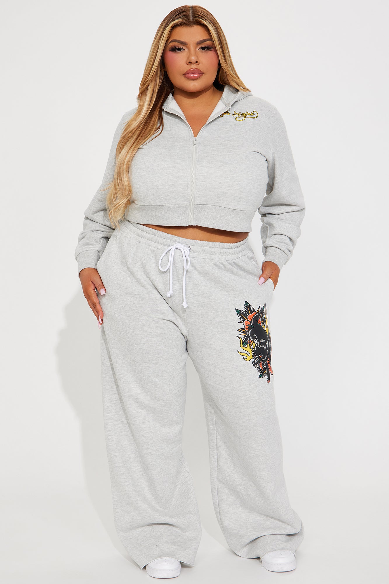 Alpha Energy Zip Front Hoodie - Heather Grey - Image 7