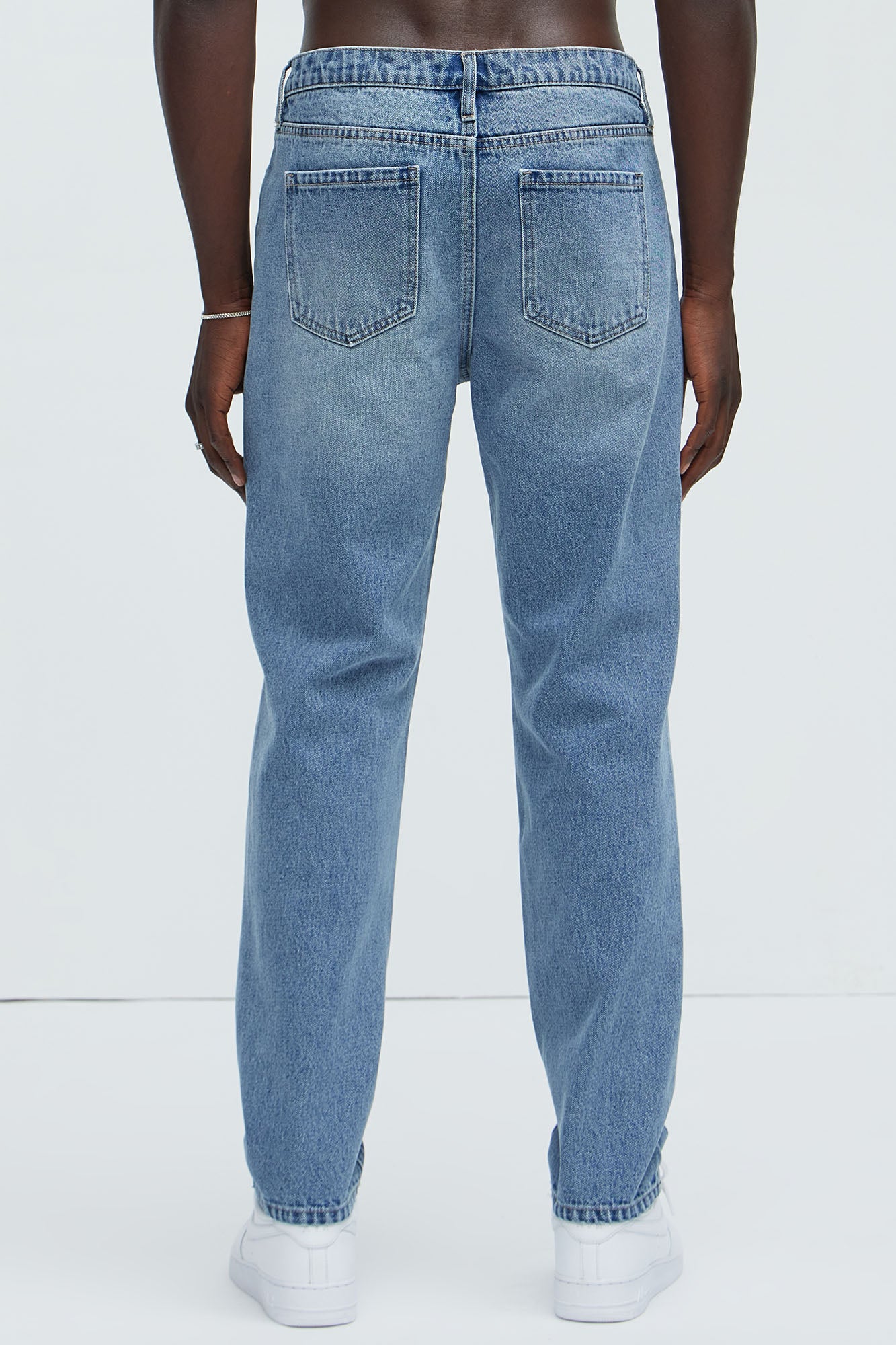 Peter Straight Distressed Jeans - Light Wash - Image 5