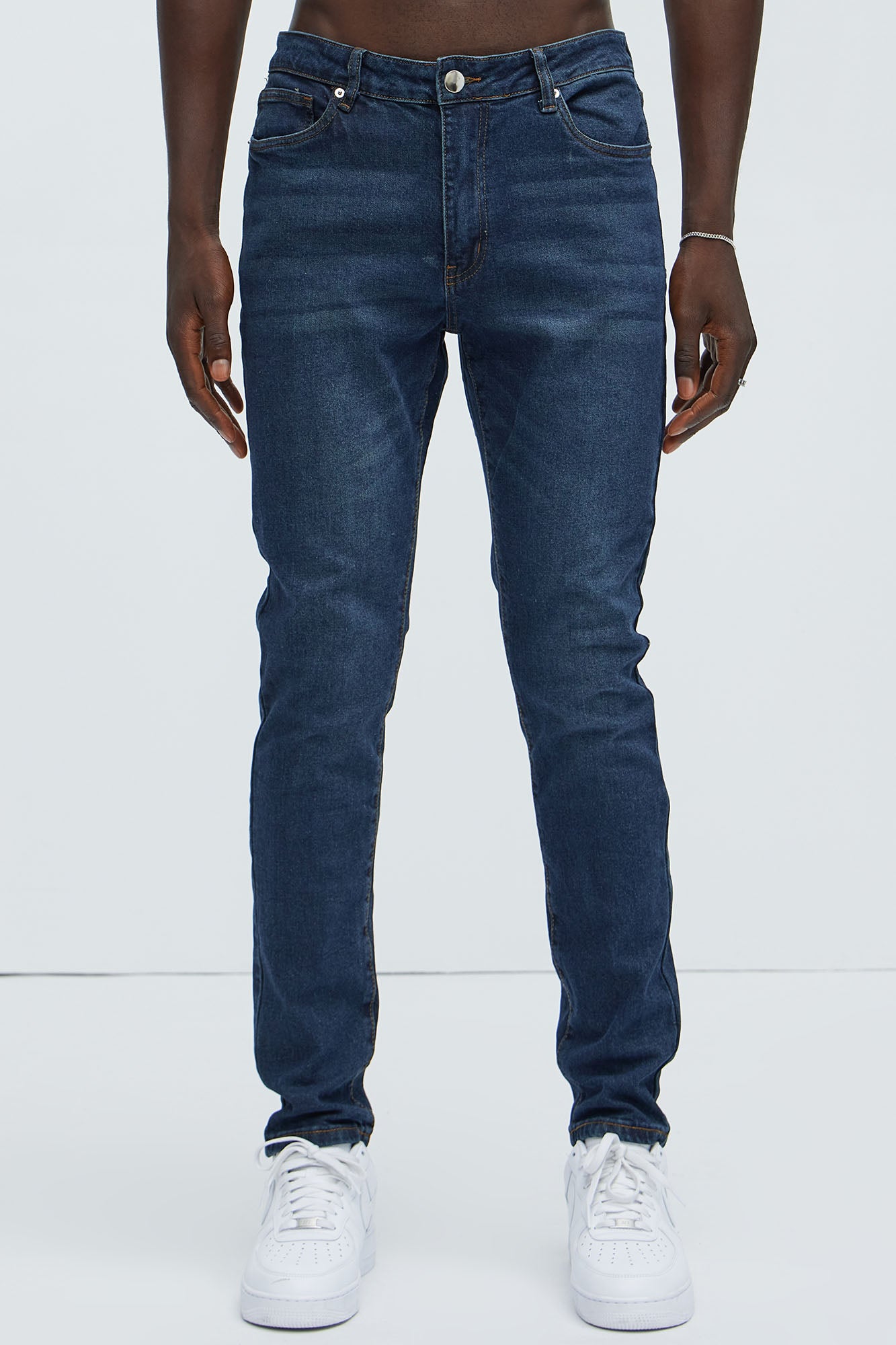 Cornell Skinny Jeans - Dark Wash - Image 3