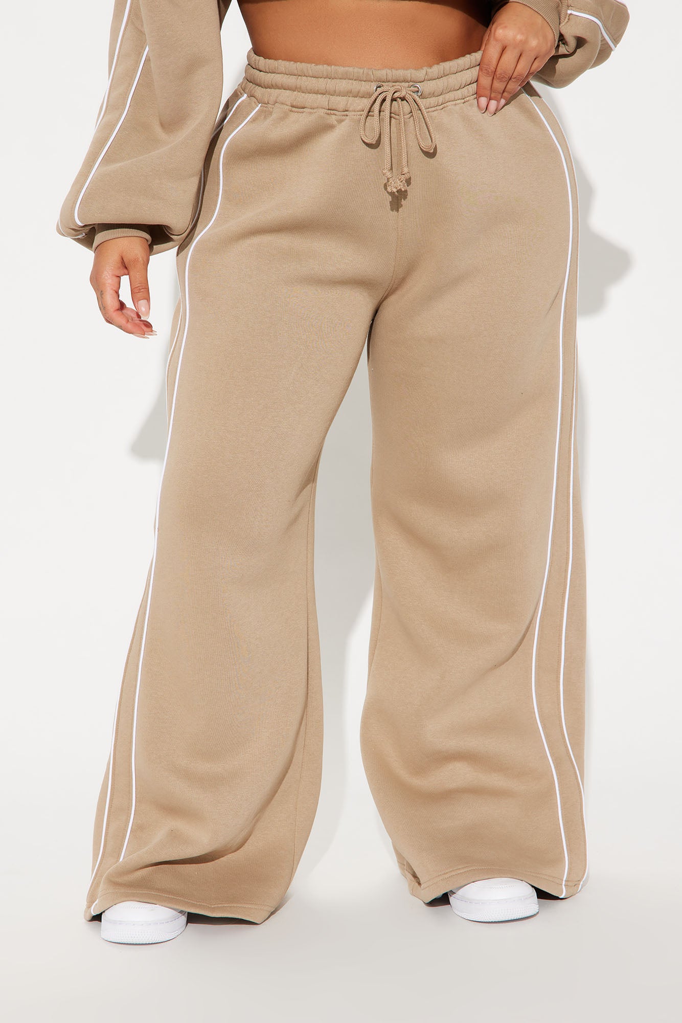 Almost The Weekend Lounge Pant - Taupe - Image 5
