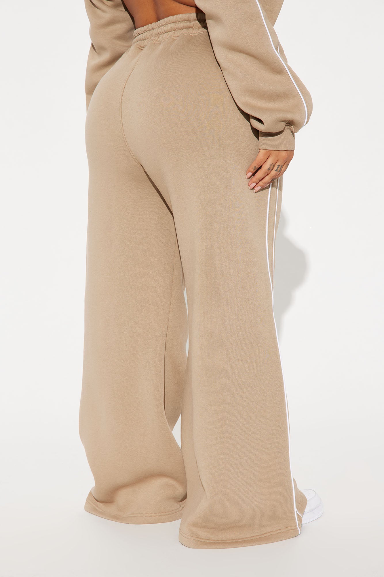 Almost The Weekend Lounge Pant - Taupe - Image 6