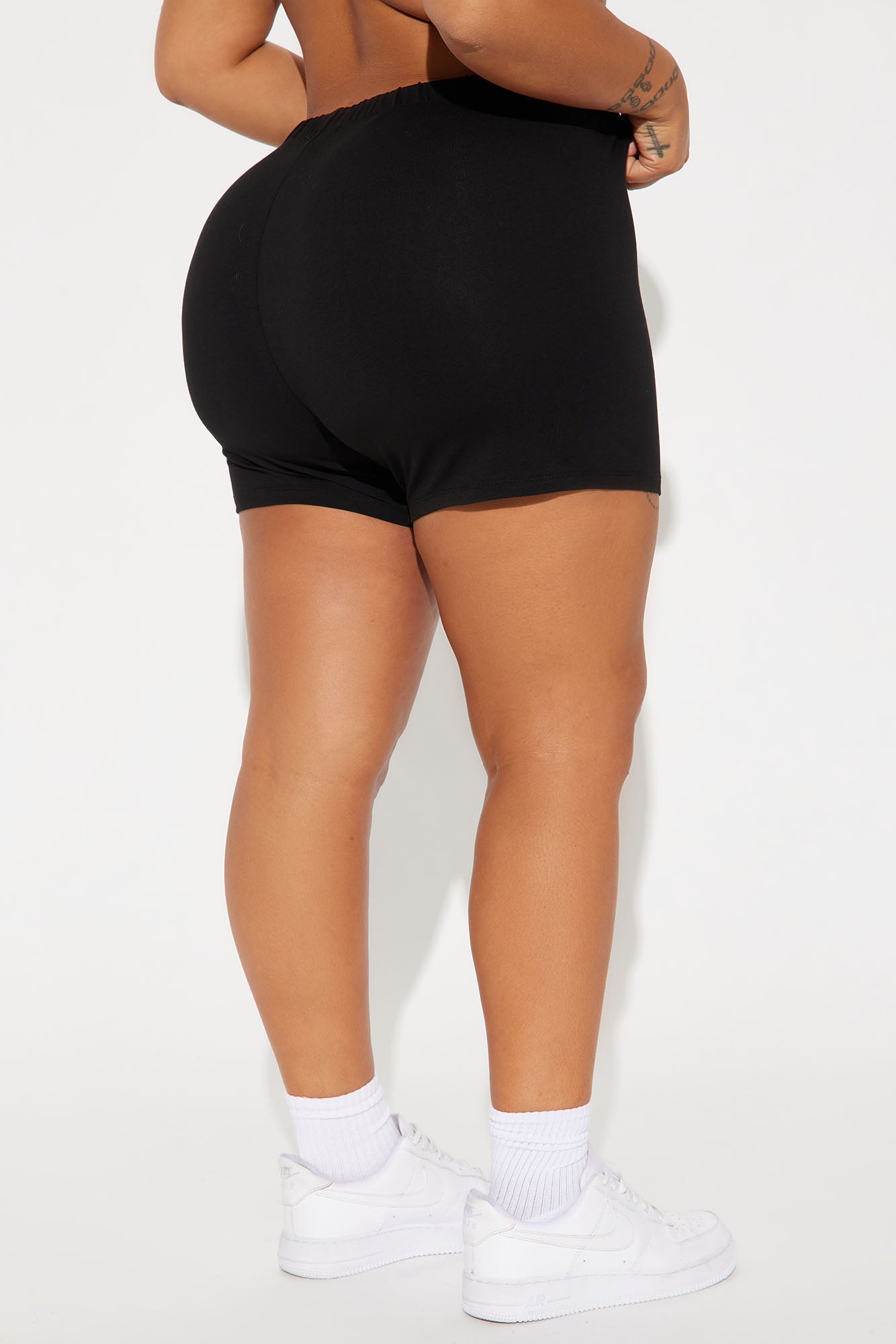 Plain Jane Mini Shorts - Black - Image 9