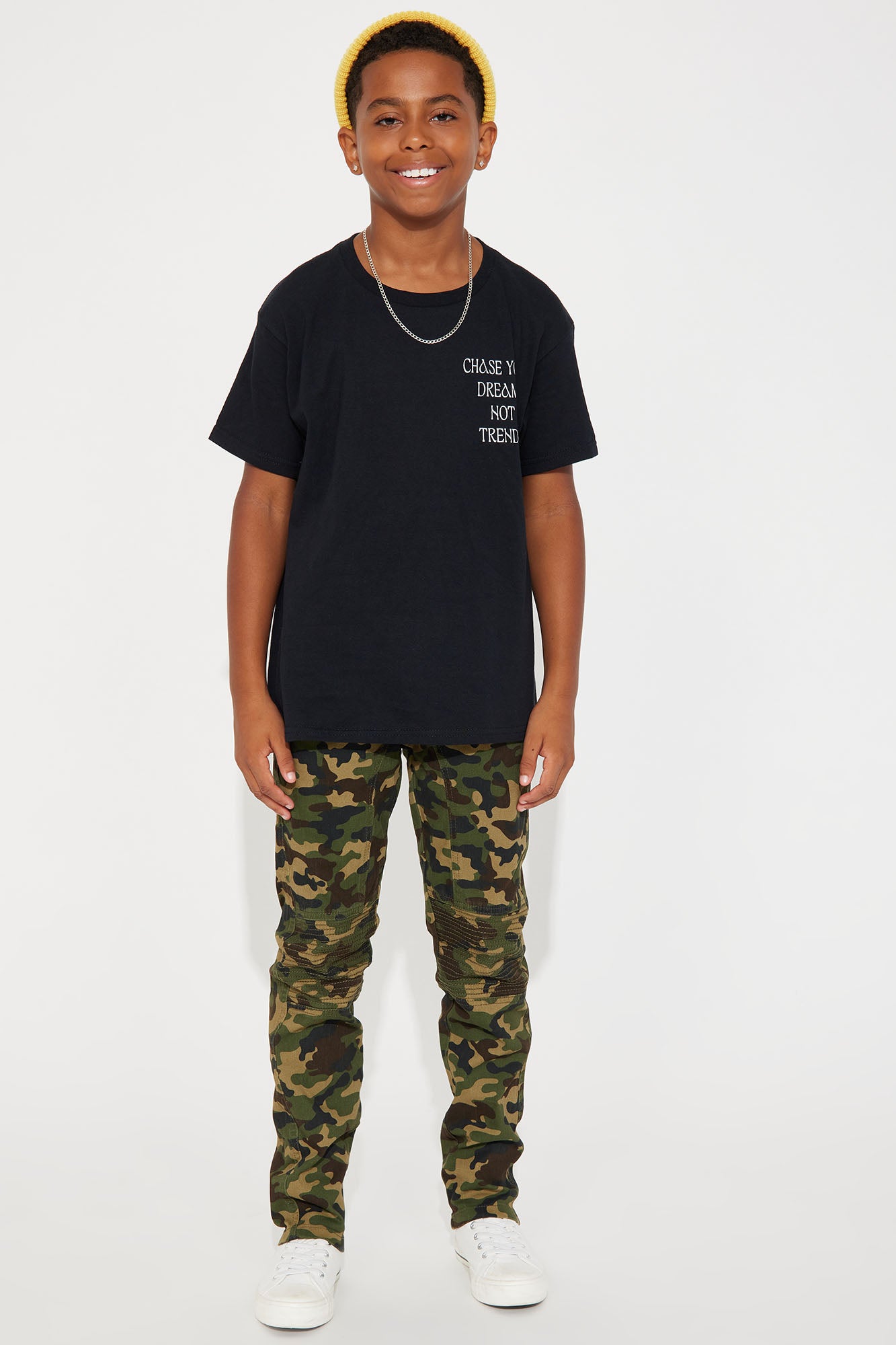 Mini Chase Your Dreams Short Sleeve Tee - Black - Image 5