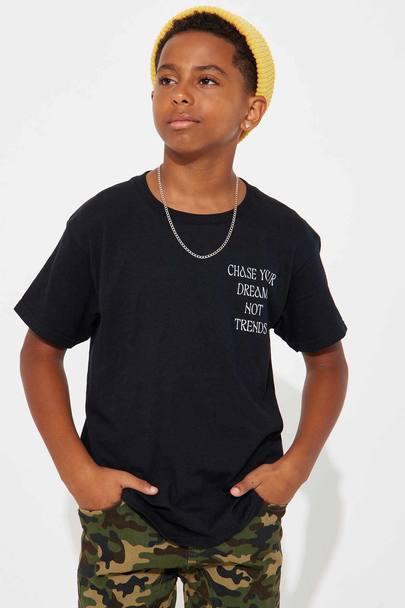 Mini Chase Your Dreams Short Sleeve Tee - Black - Image 3