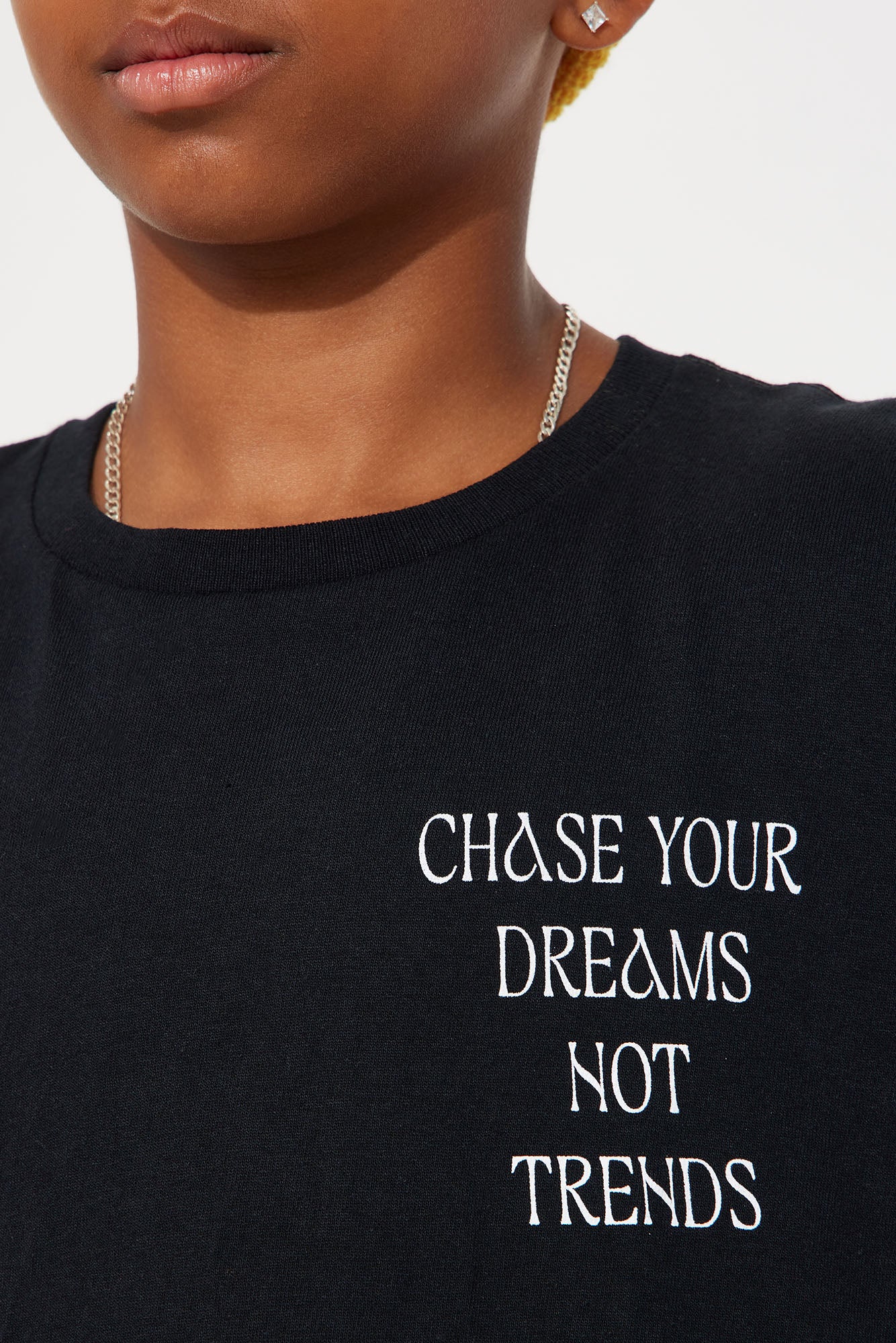 Mini Chase Your Dreams Short Sleeve Tee - Black - Image 4