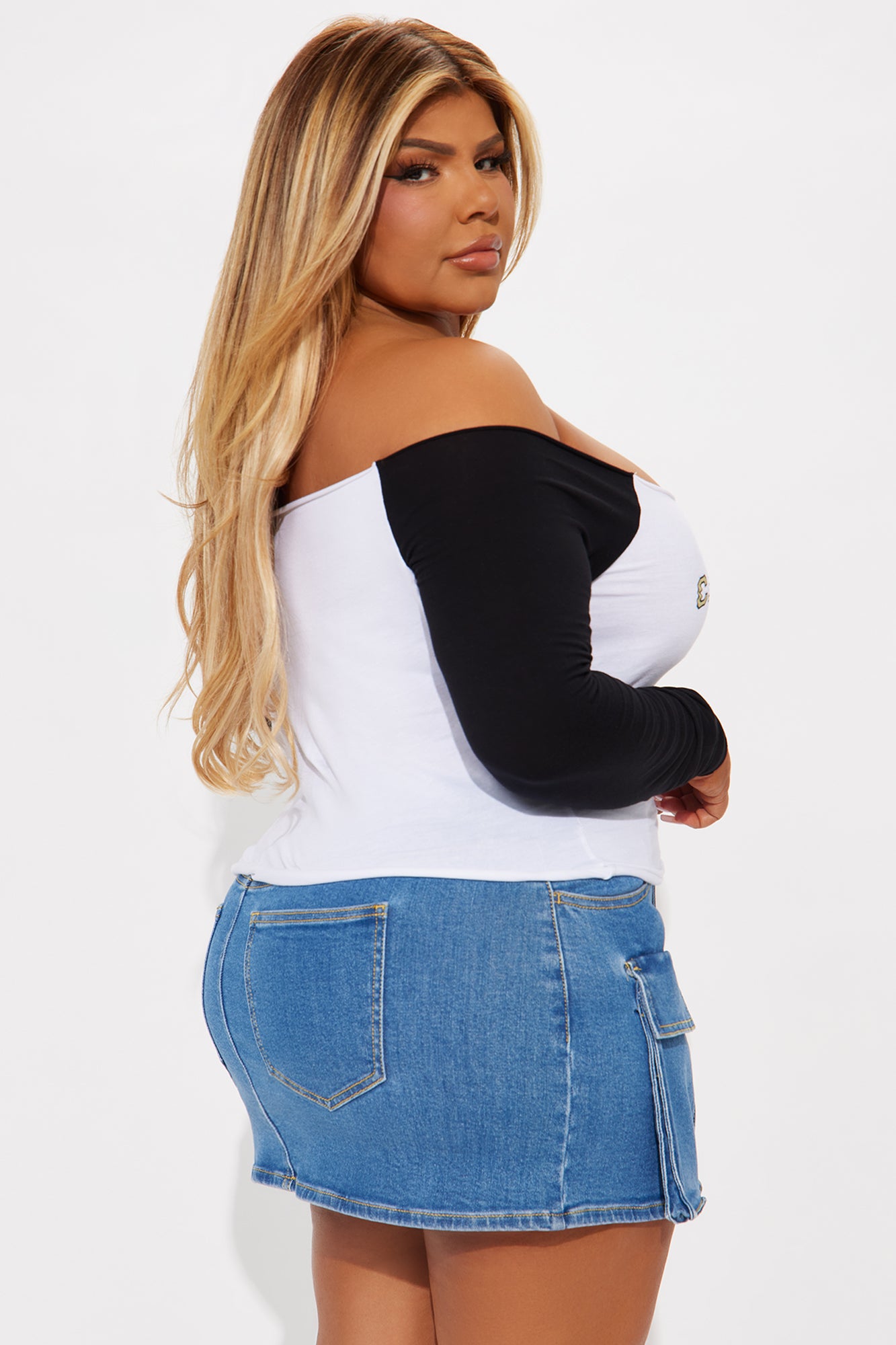 Cali Girl Off Shoulder Top - White/combo - Image 7